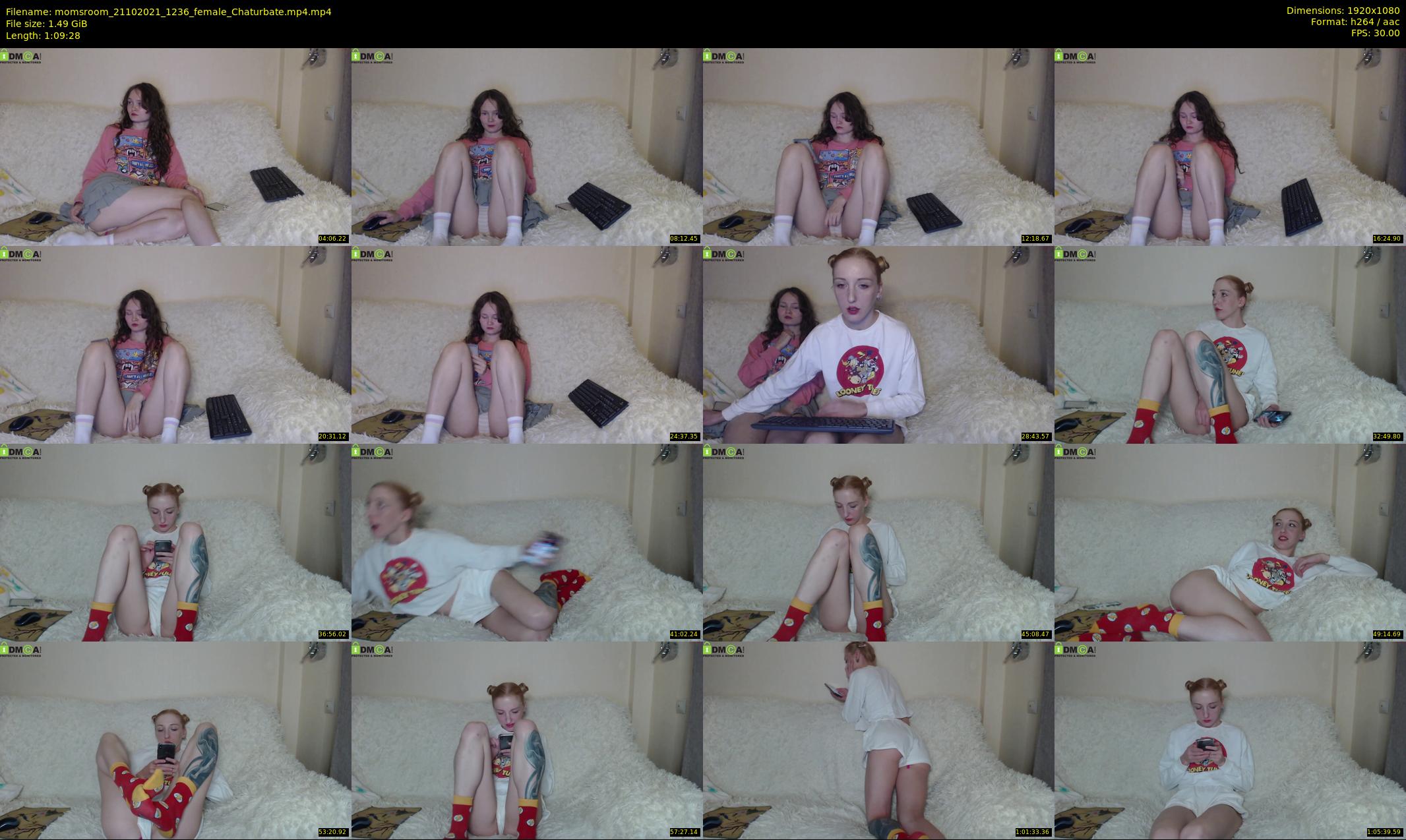 momsroom — 70 minute Chaturbate couple cam show recording, 1080p, Oct 21, 2021