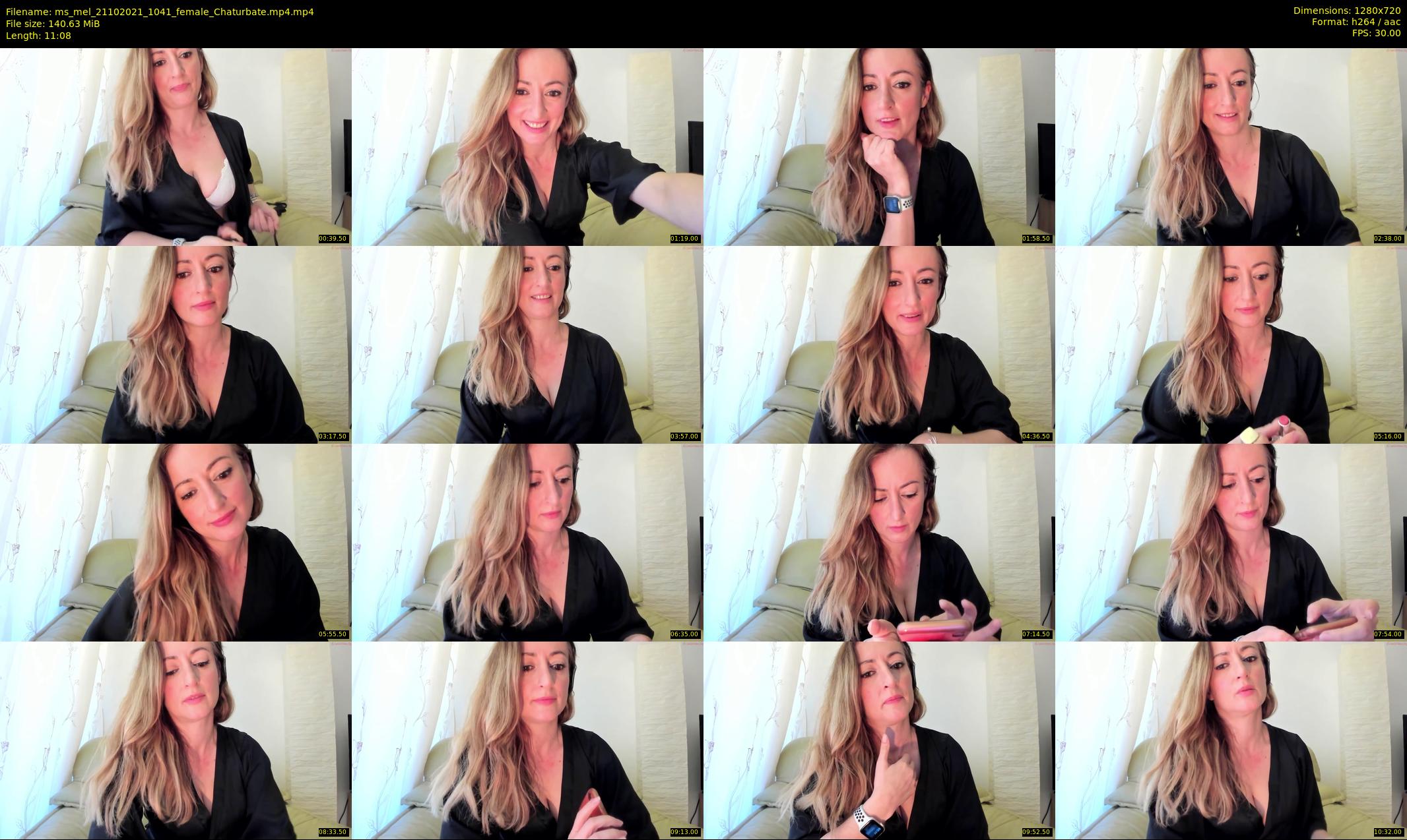 ms_mel — 12 minute Chaturbate female cam show recording, 720p, Oct 21, 2021