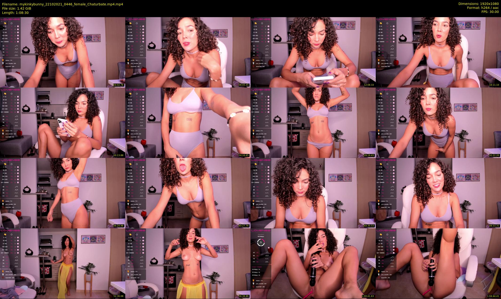 mykinkybunny — 69 minute Chaturbate female cam show recording, 1080p, Oct 22, 2021