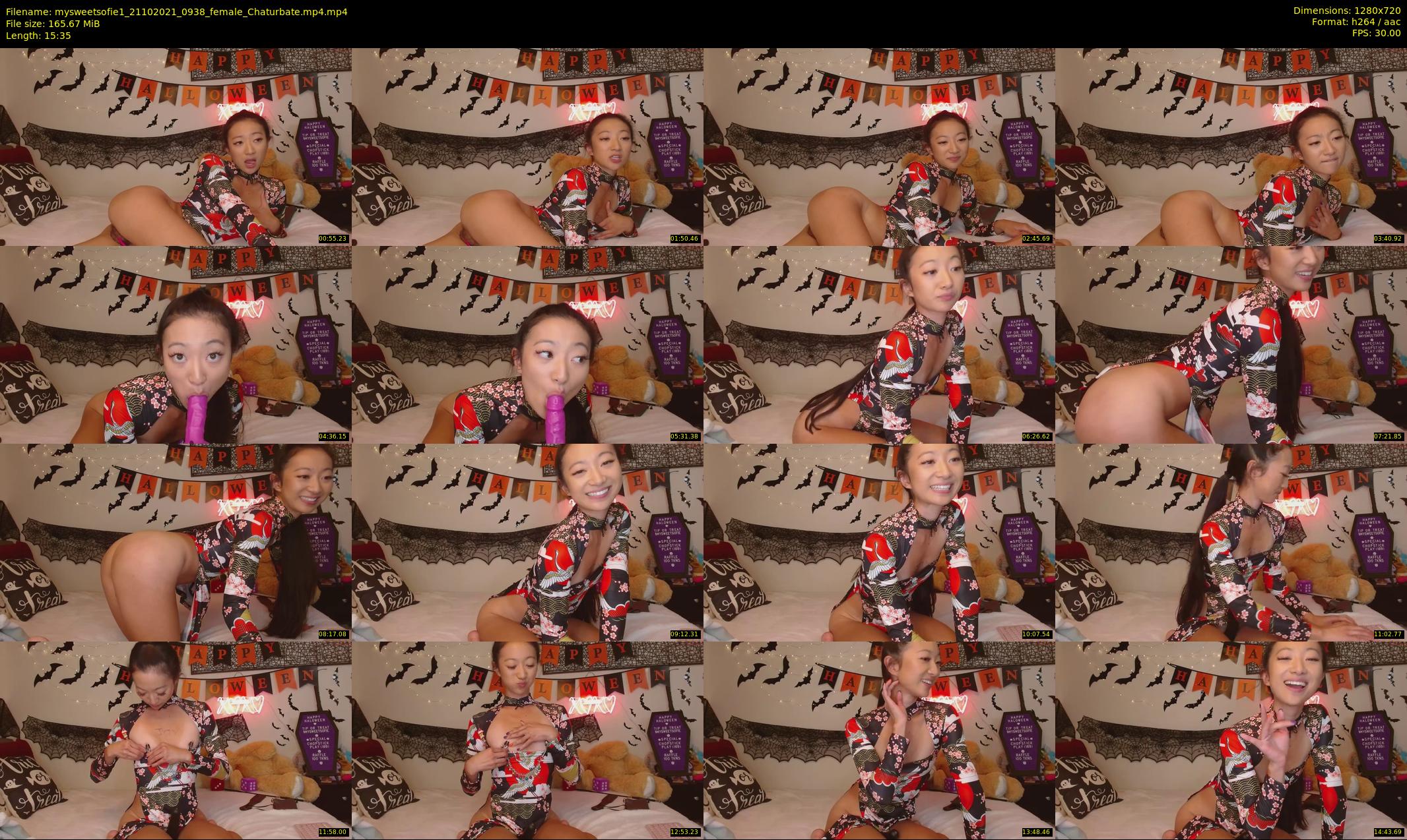 mysweetsofie1 — 16 minute Chaturbate female cam show recording, 720p, Oct 21, 2021