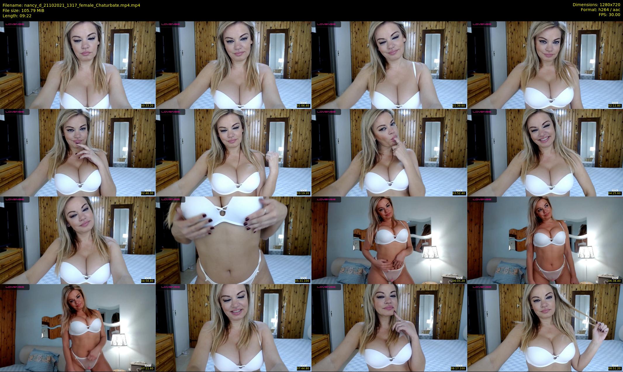 nancy_d — 10 minute Chaturbate female cam show recording, 720p, Oct 21, 2021