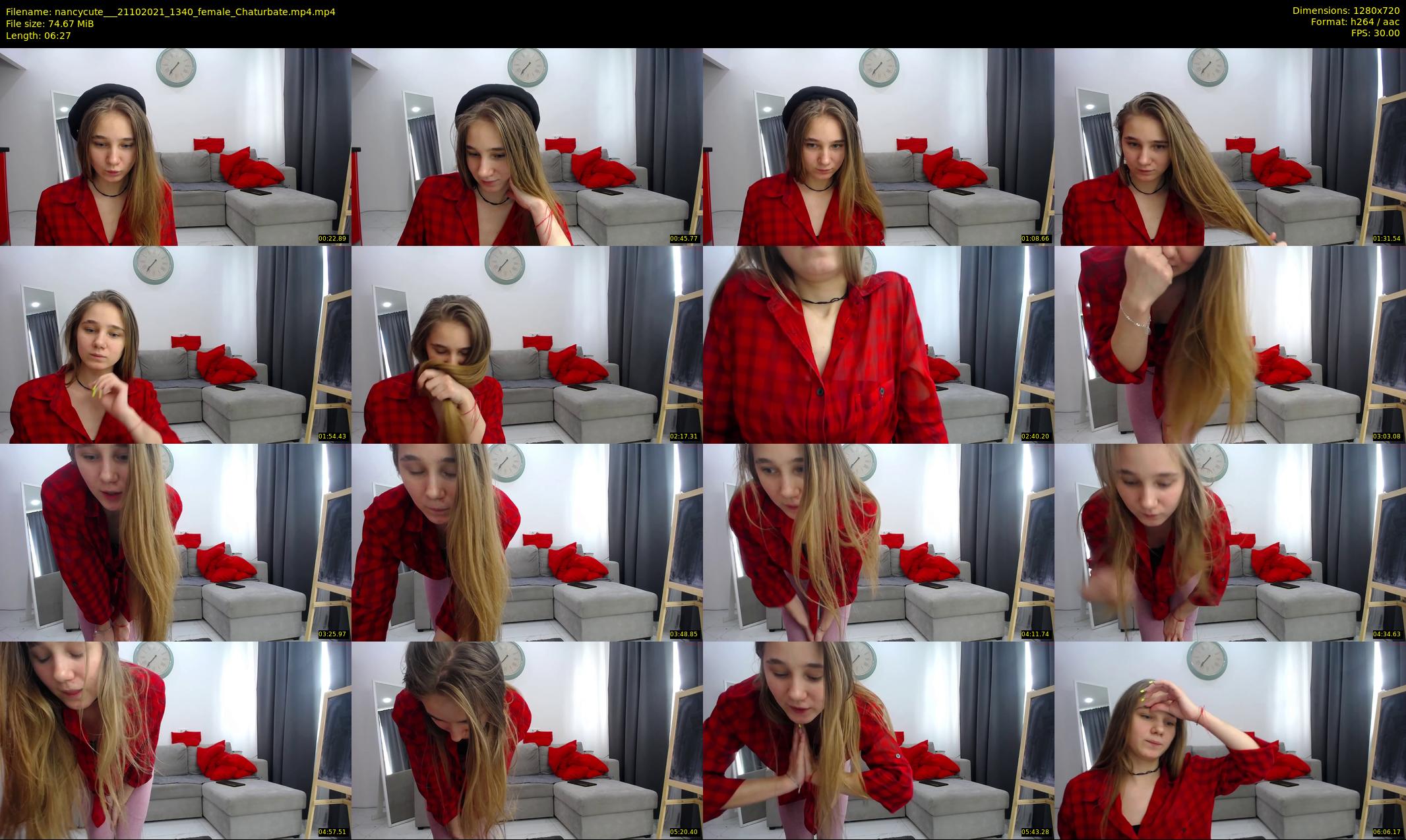 nancycute__ — 7 minute Chaturbate female cam show recording, 720p, Oct 21, 2021