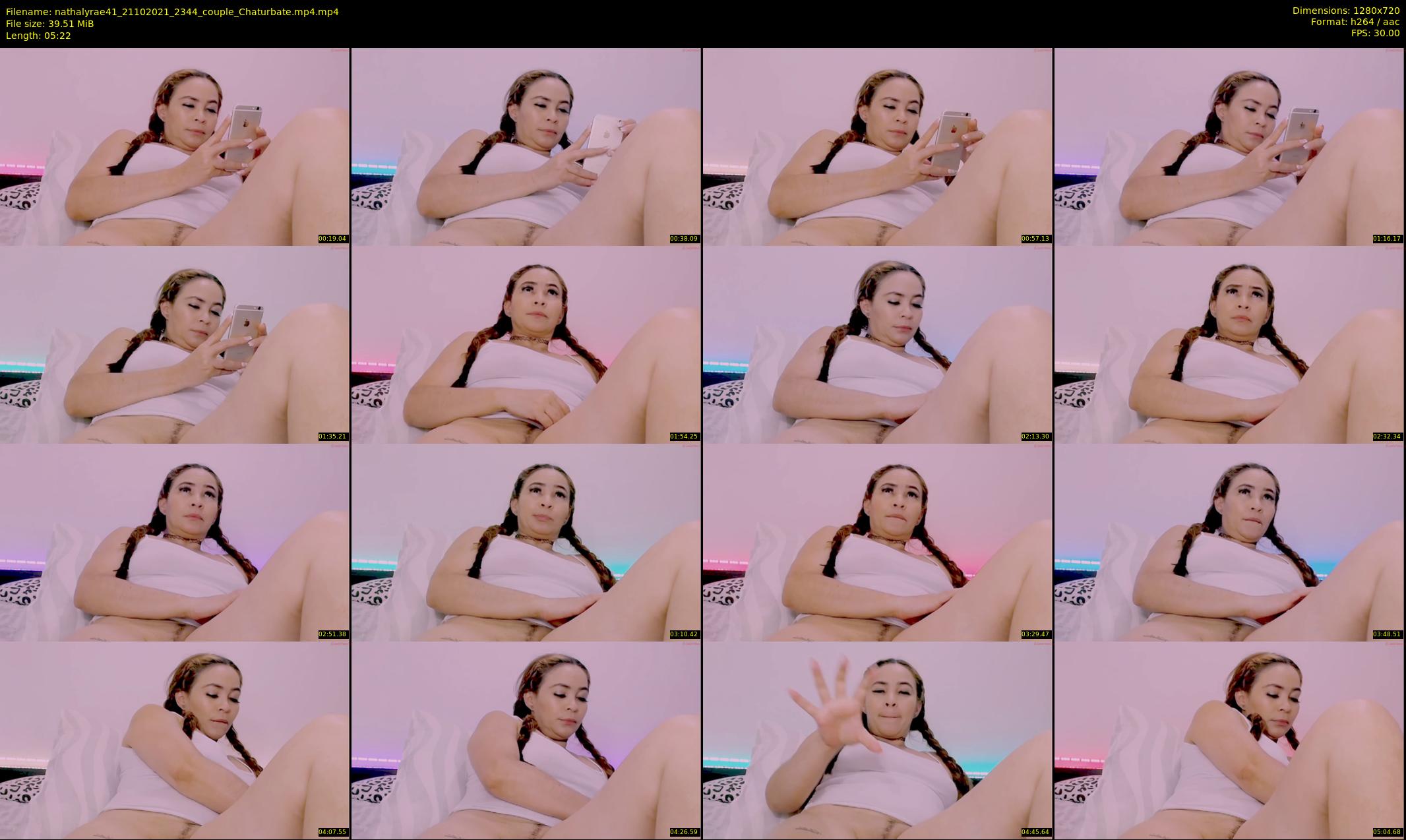 nathalyrae41 — 6 minute Chaturbate female cam show recording, 720p, Oct 21, 2021