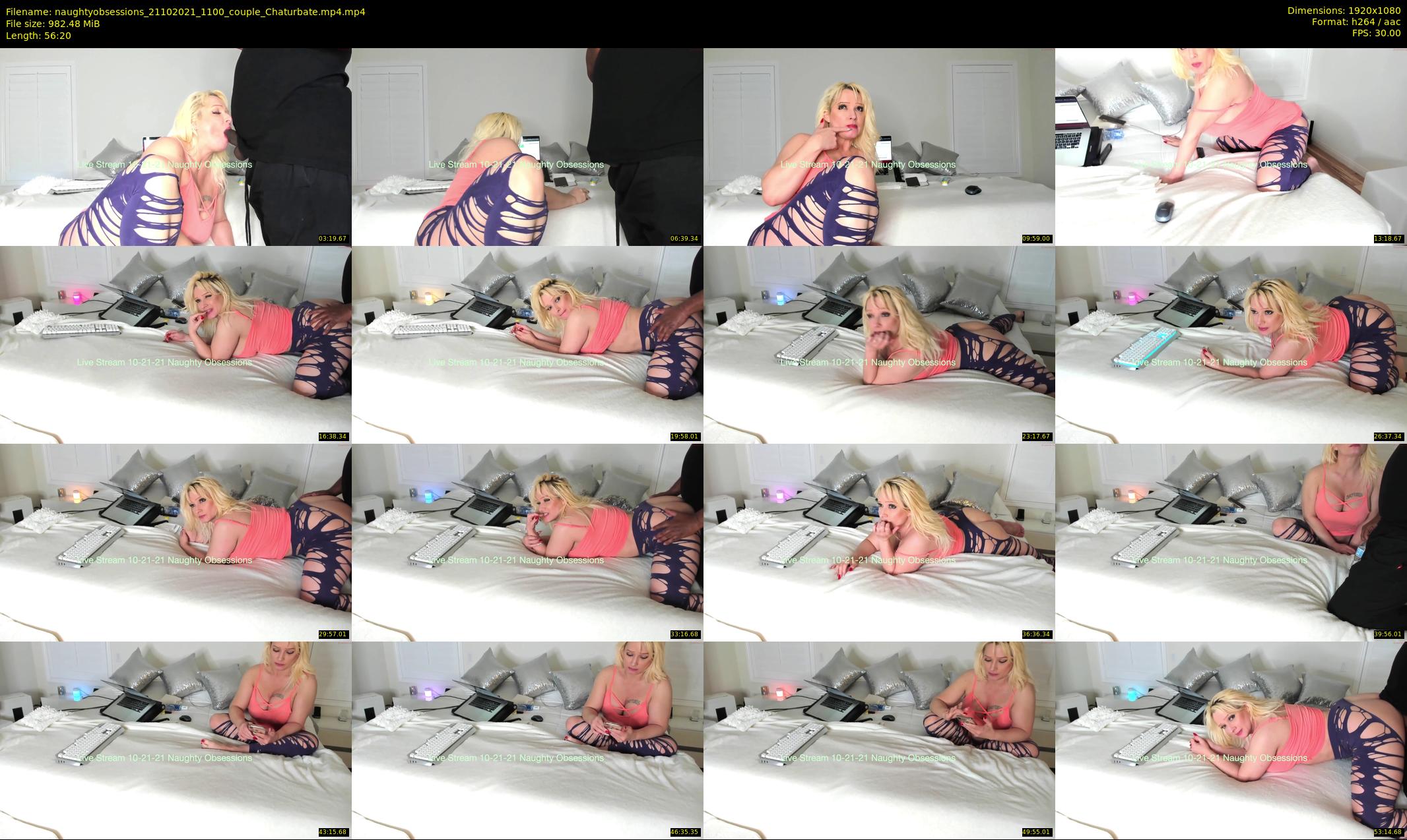 naughtyobsessions — 57 minute Chaturbate female cam show recording, 1080p, Oct 21, 2021