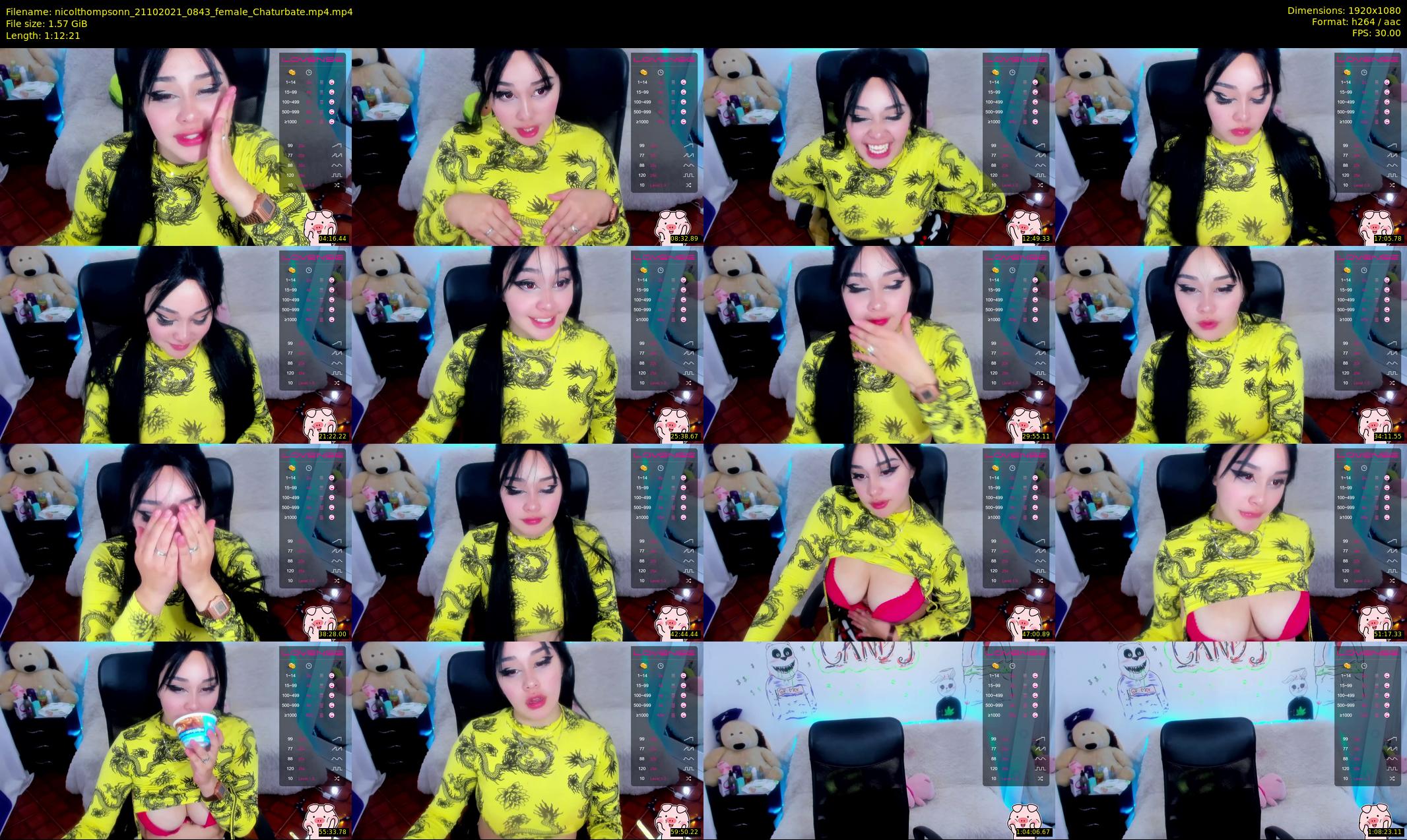 nicolthompsonn — 73 minute Chaturbate female cam show recording, 1080p, Oct 21, 2021