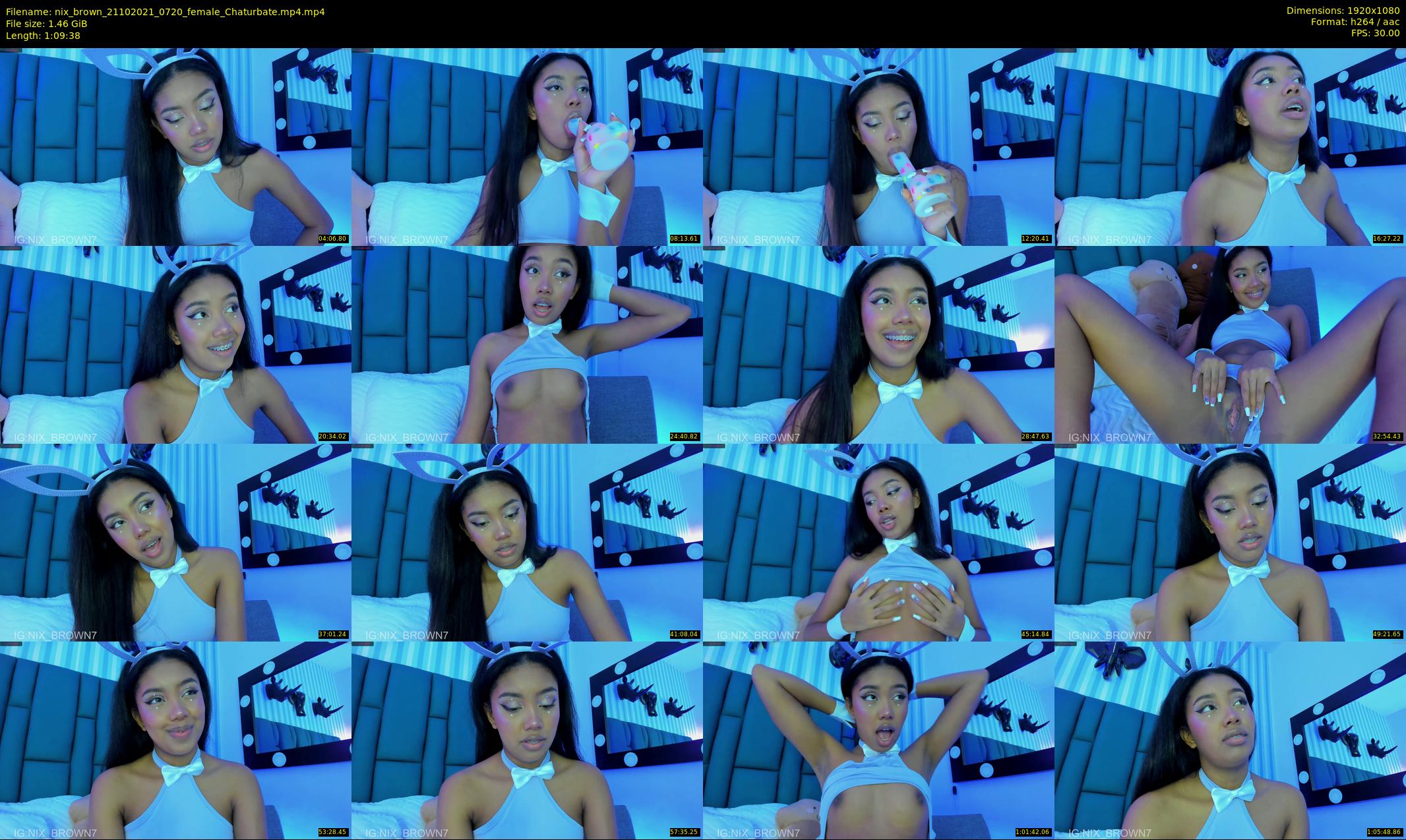 nix_brown — 70 minute Chaturbate female cam show recording, 1080p, Oct 21, 2021