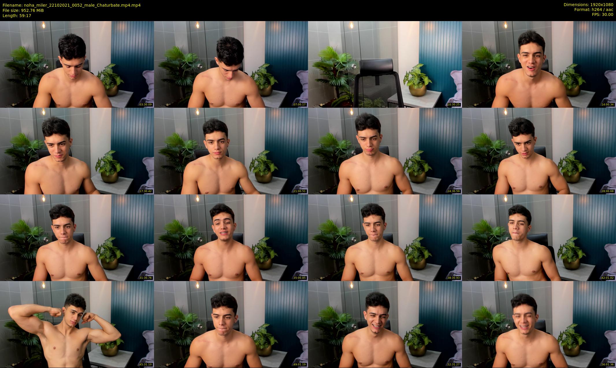 noha_miler — 60 minute Chaturbate male cam show recording, 1080p, Oct 22, 2021
