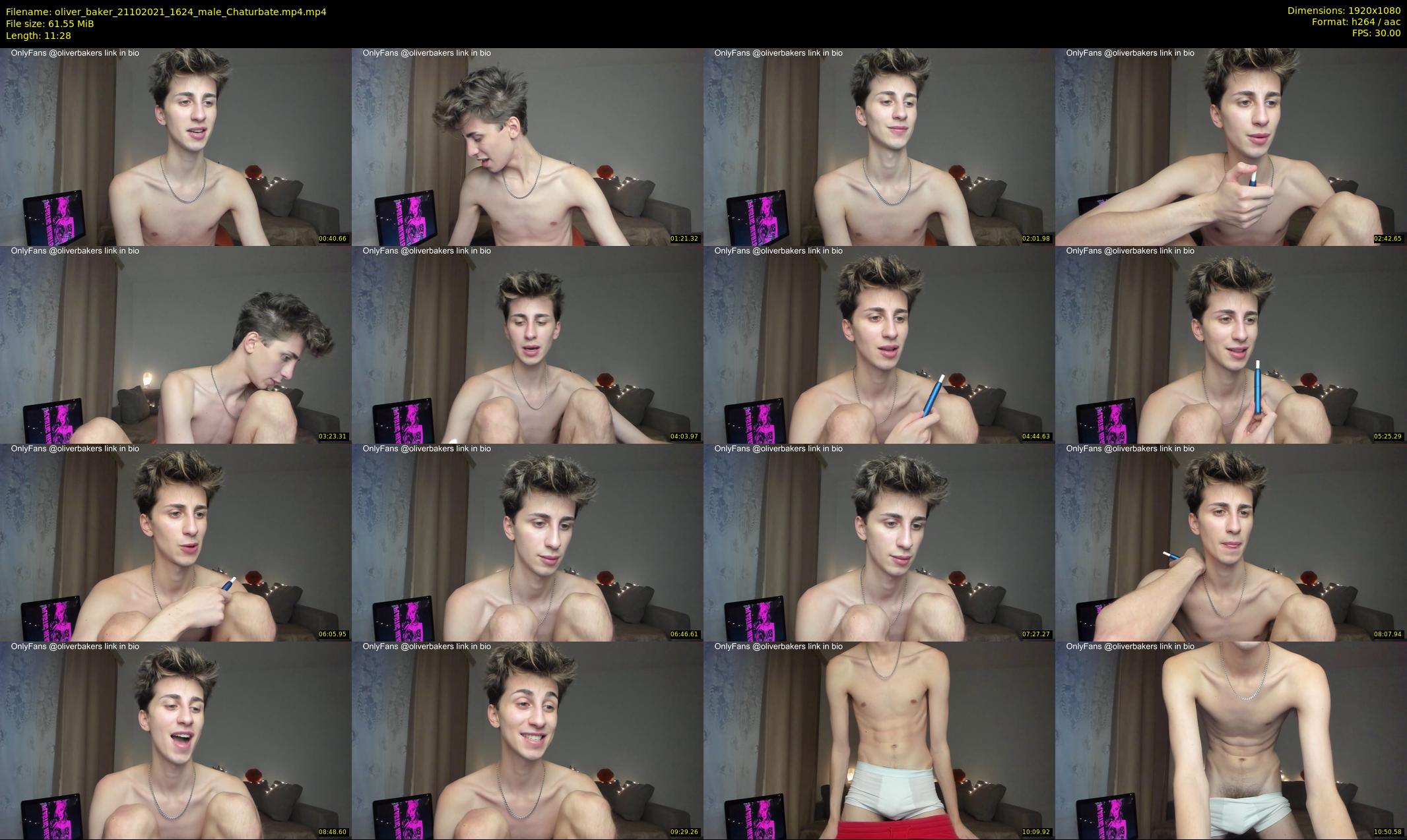 oliver_baker — 12 minute Chaturbate male cam show recording, 1080p, Oct 21, 2021
