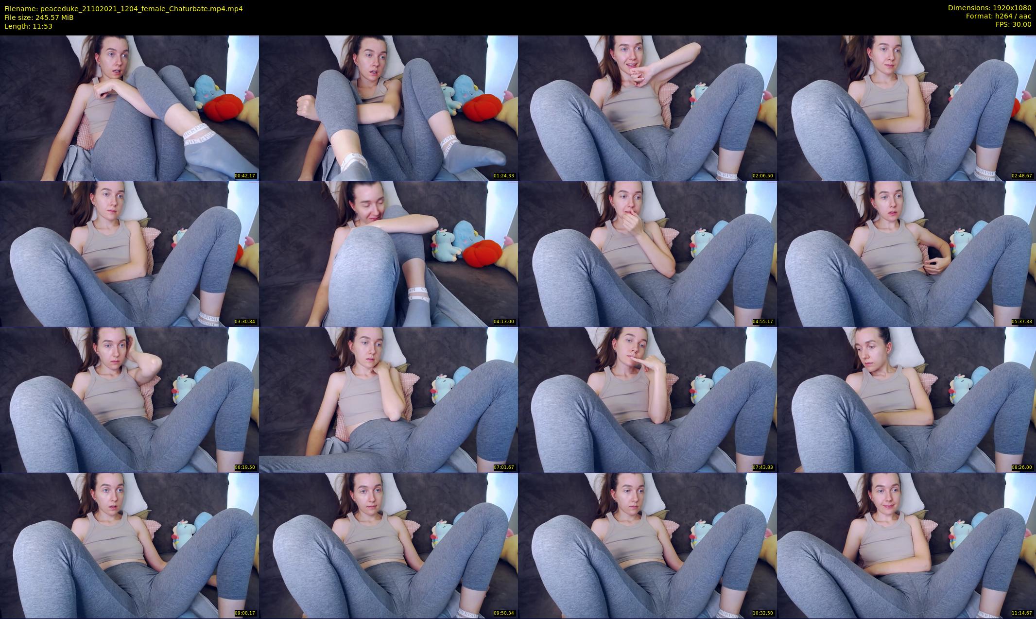 peaceduke — 12 minute Chaturbate female cam show recording, 1080p, Oct 21, 2021