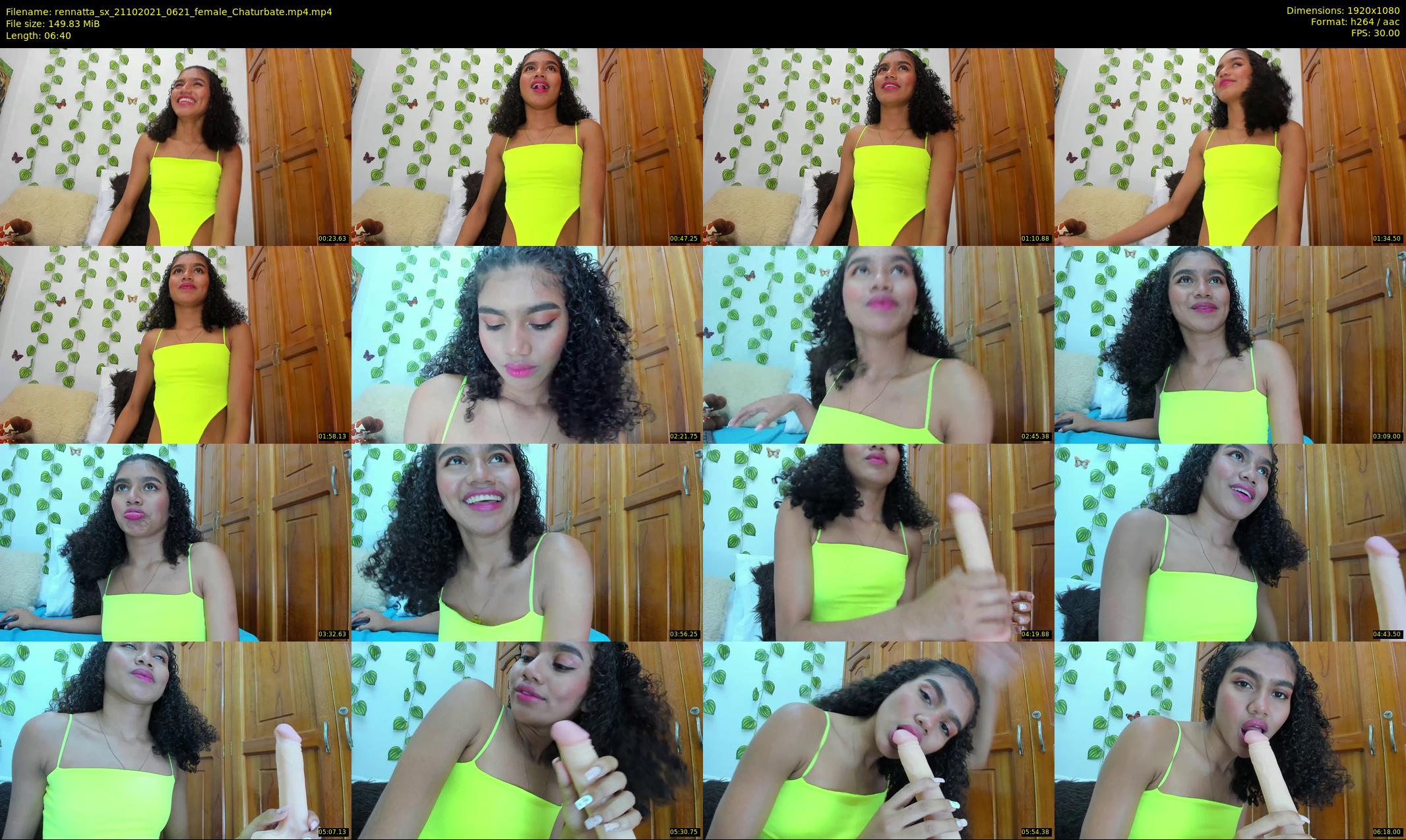 rennatta_sx — 7 minute Chaturbate female cam show recording, 1080p, Oct 21, 2021