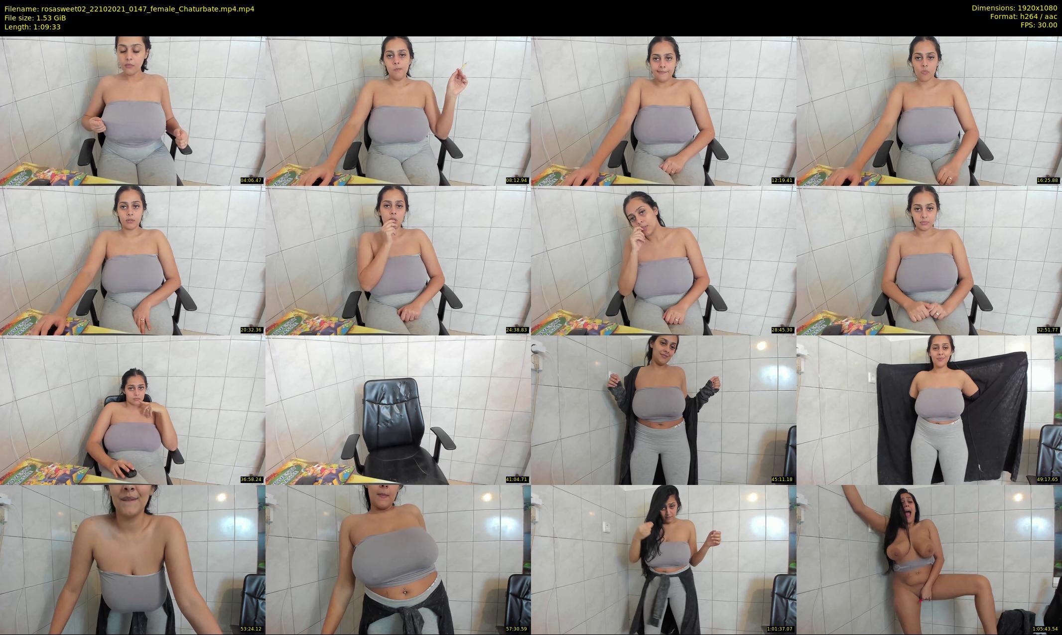 rosasweet02 — 70 minute Chaturbate female cam show recording, 1080p, Oct 22, 2021