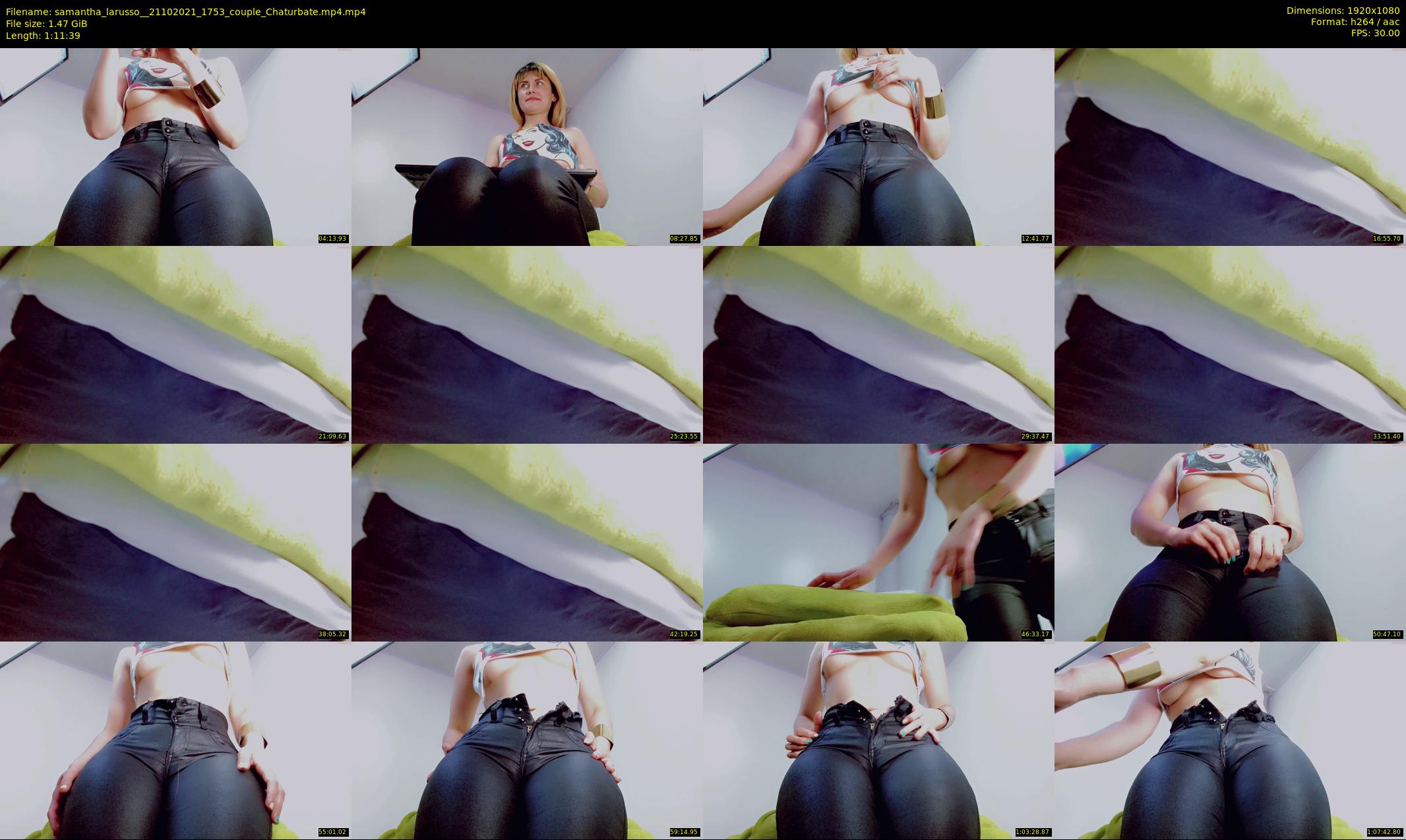 samantha_larusso_ — 72 minute Chaturbate couple cam show recording, 1080p, Oct 21, 2021