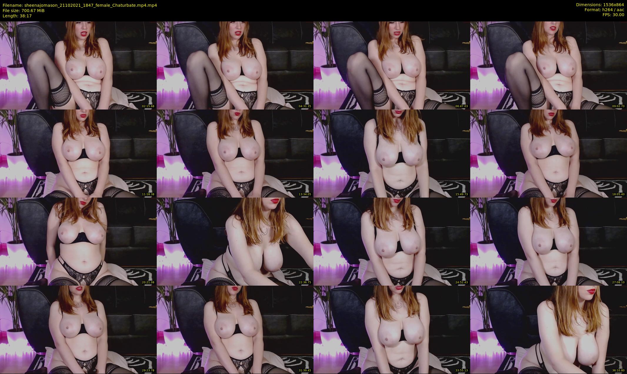 sheenajomason — 39 minute Chaturbate female cam show recording, 720p, Oct 21, 2021