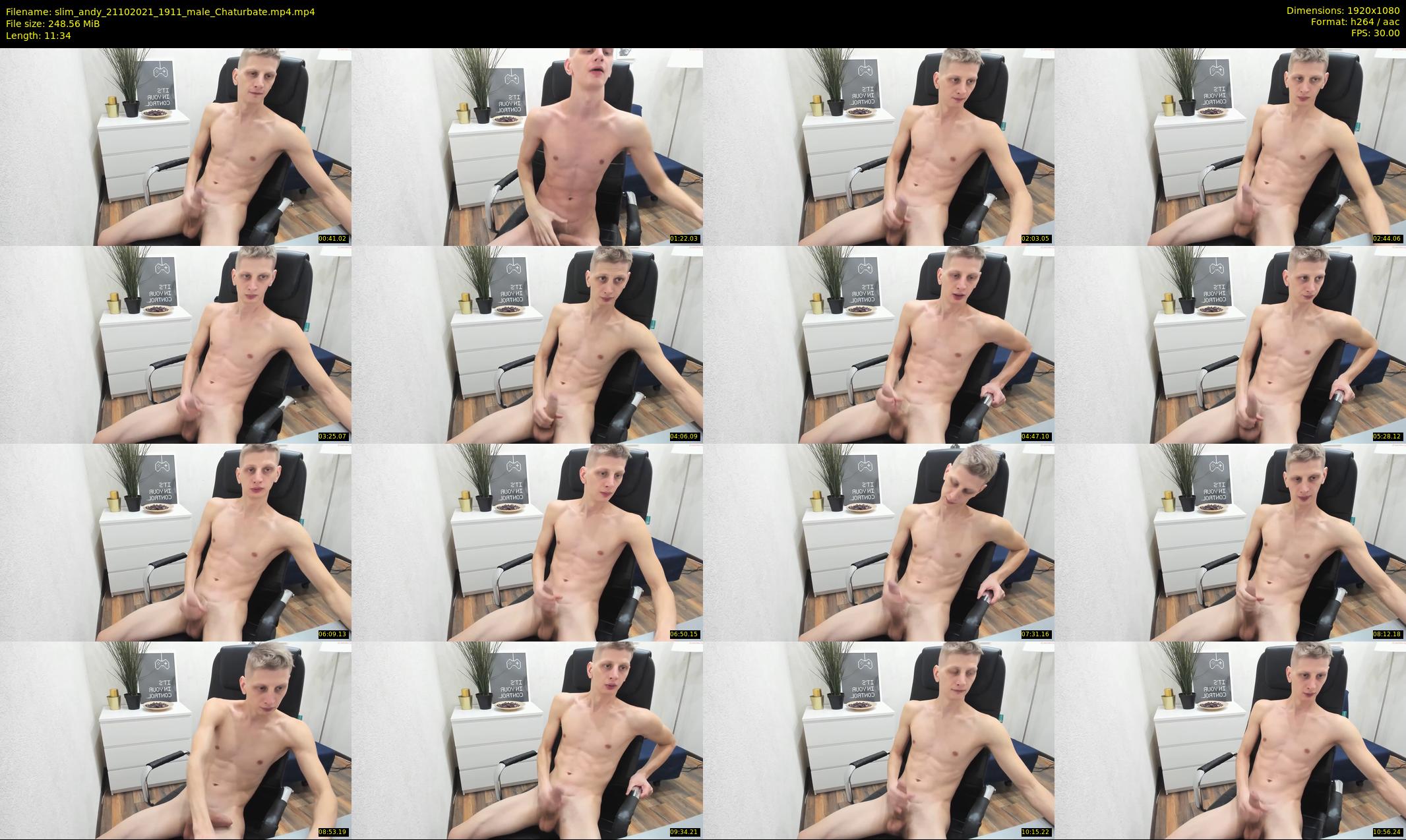 slim_andy — 12 minute Chaturbate male cam show recording, 1080p, Oct 21, 2021