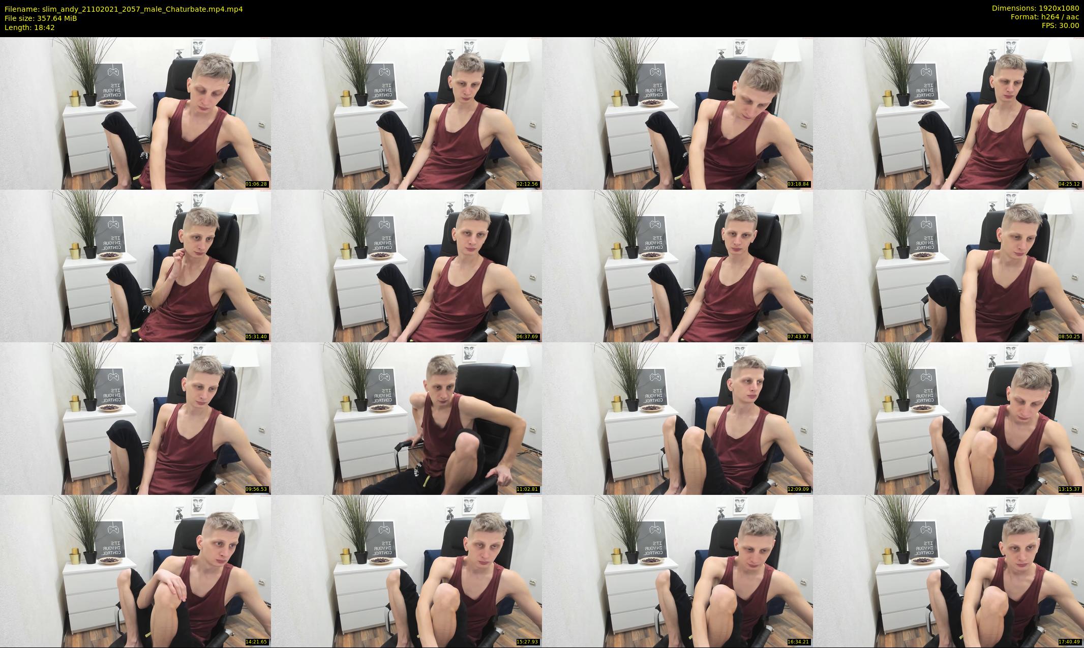 slim_andy — 19 minute Chaturbate male cam show recording, 1080p, Oct 21, 2021
