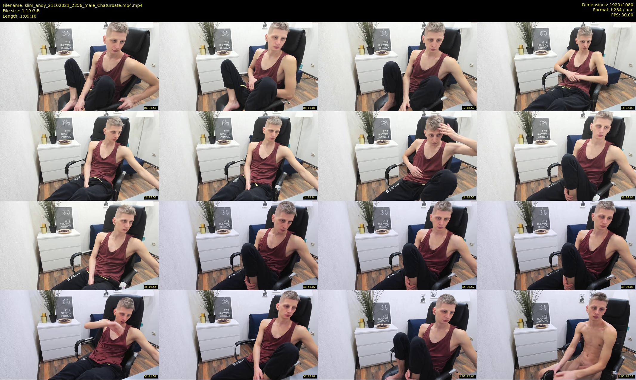 slim_andy — 70 minute Chaturbate male cam show recording, 1080p, Oct 21, 2021