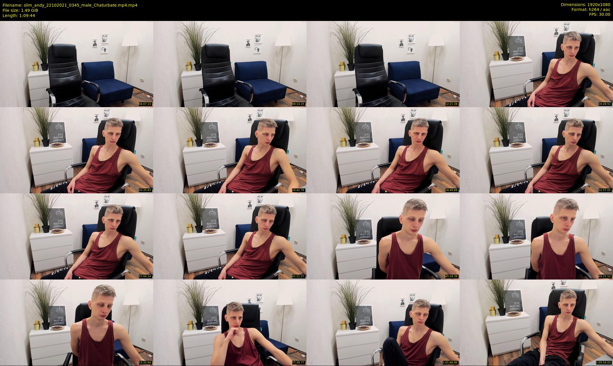 slim_andy — 70 minute Chaturbate male cam show recording, 1080p, Oct 22, 2021