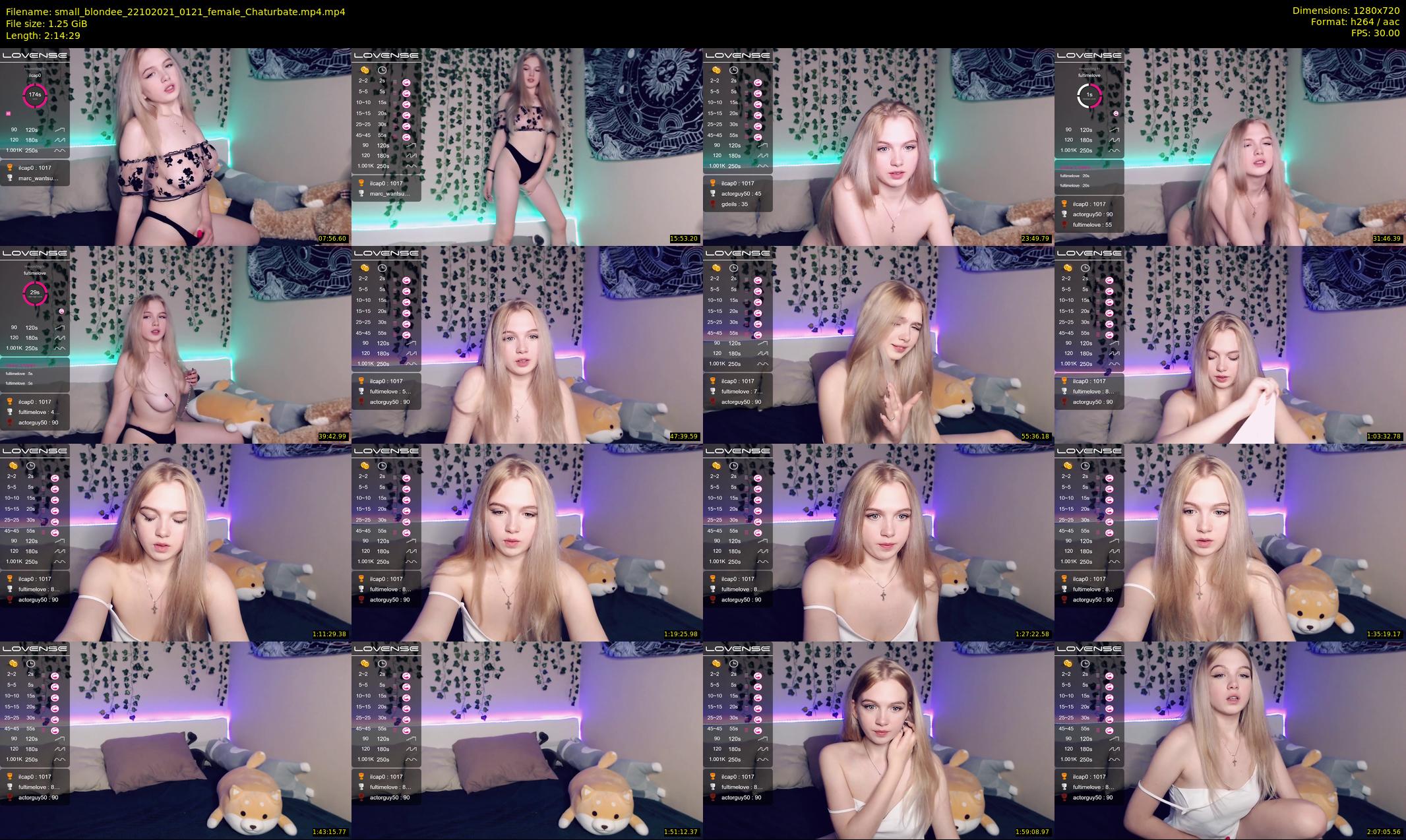 small_blondee — 135 minute Chaturbate female cam show recording, 720p, Oct 22, 2021