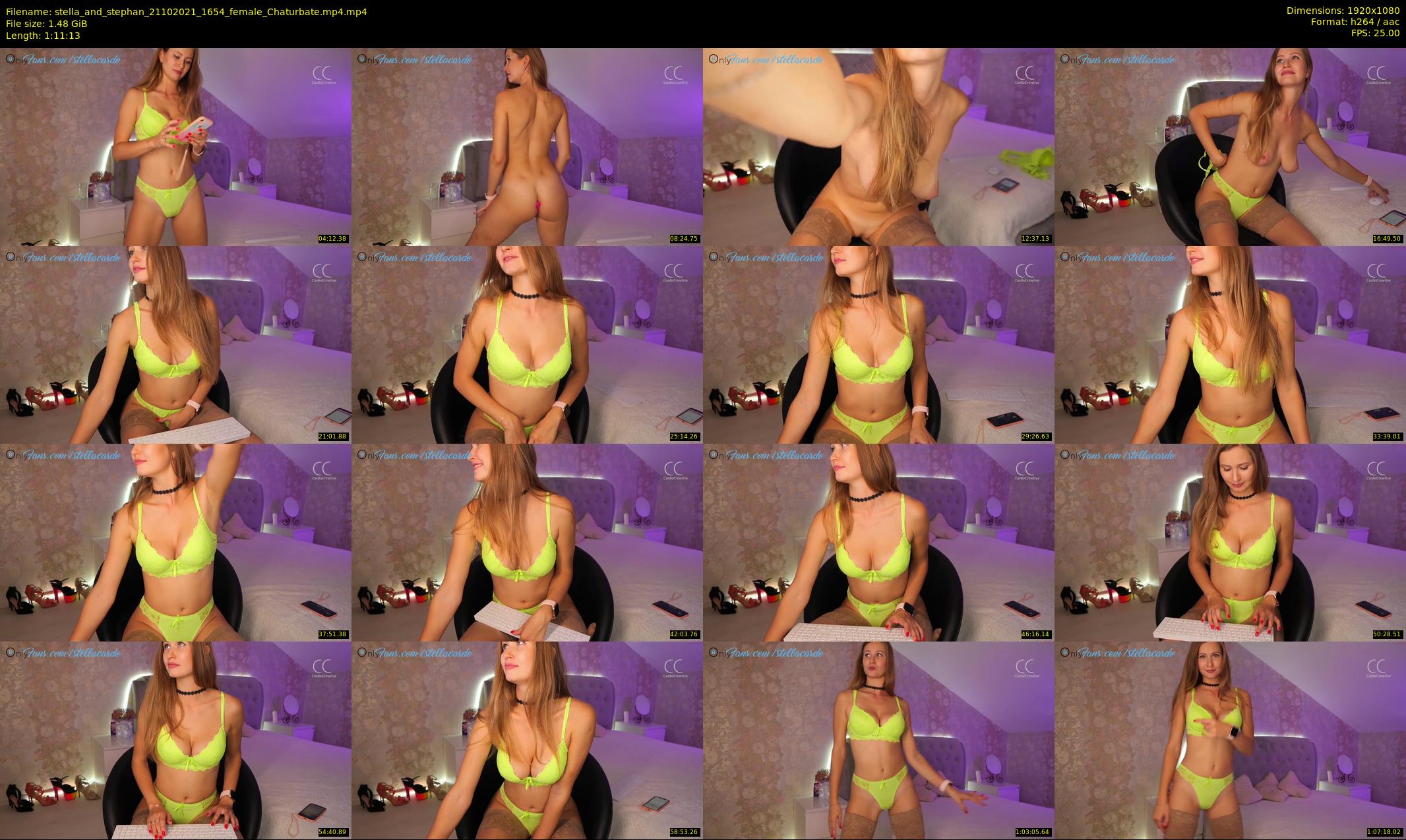 stella_and_stephan — 72 minute Chaturbate couple cam show recording, 1080p, Oct 21, 2021