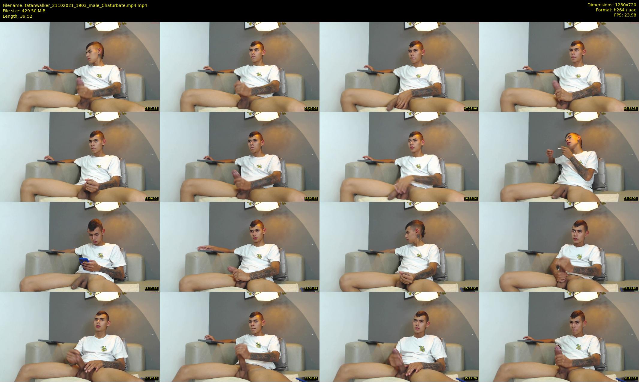 tatanwalker — 40 minute Chaturbate male cam show recording, 720p, Oct 21, 2021