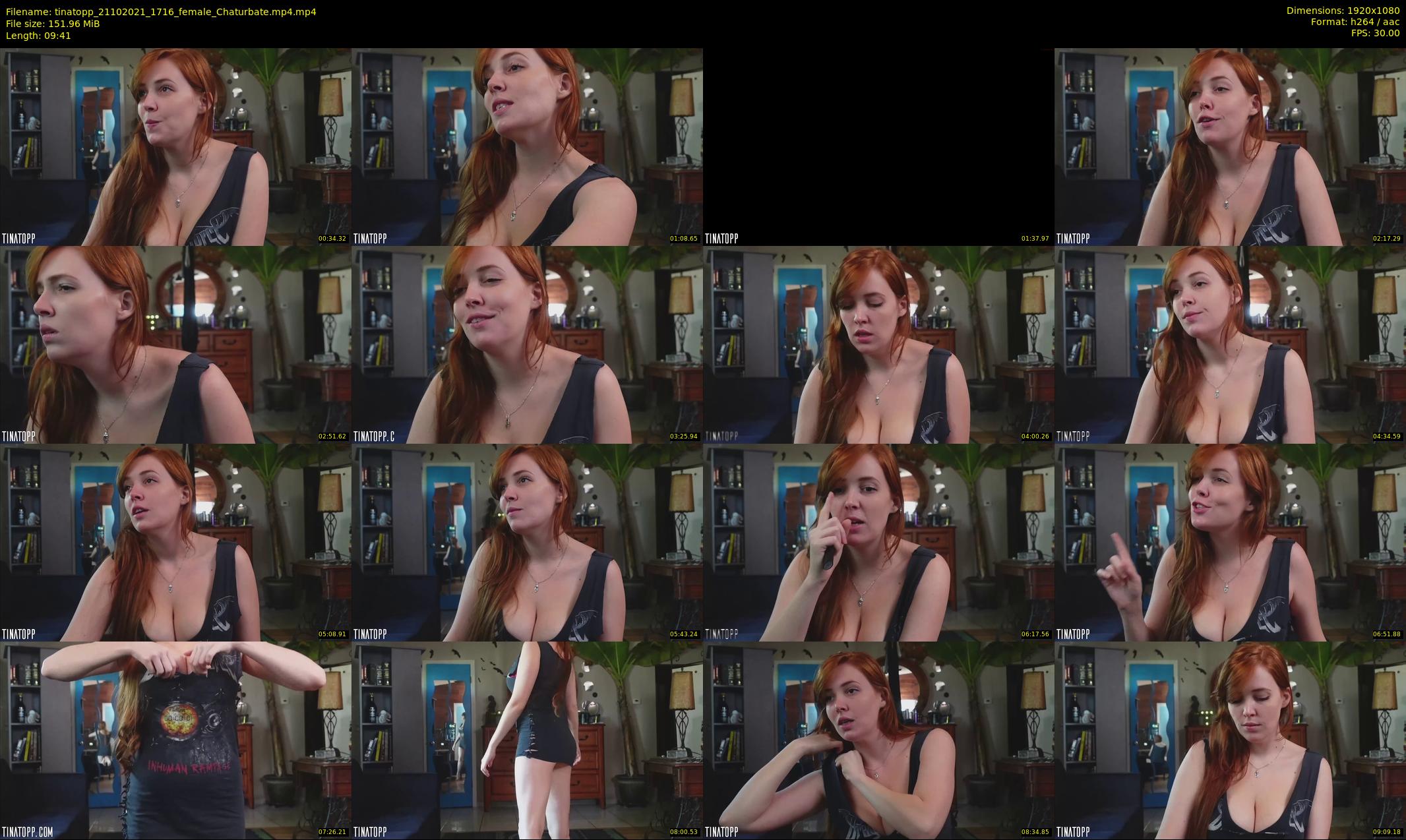 tinatopp — 10 minute Chaturbate female cam show recording, 1080p, Oct 21, 2021