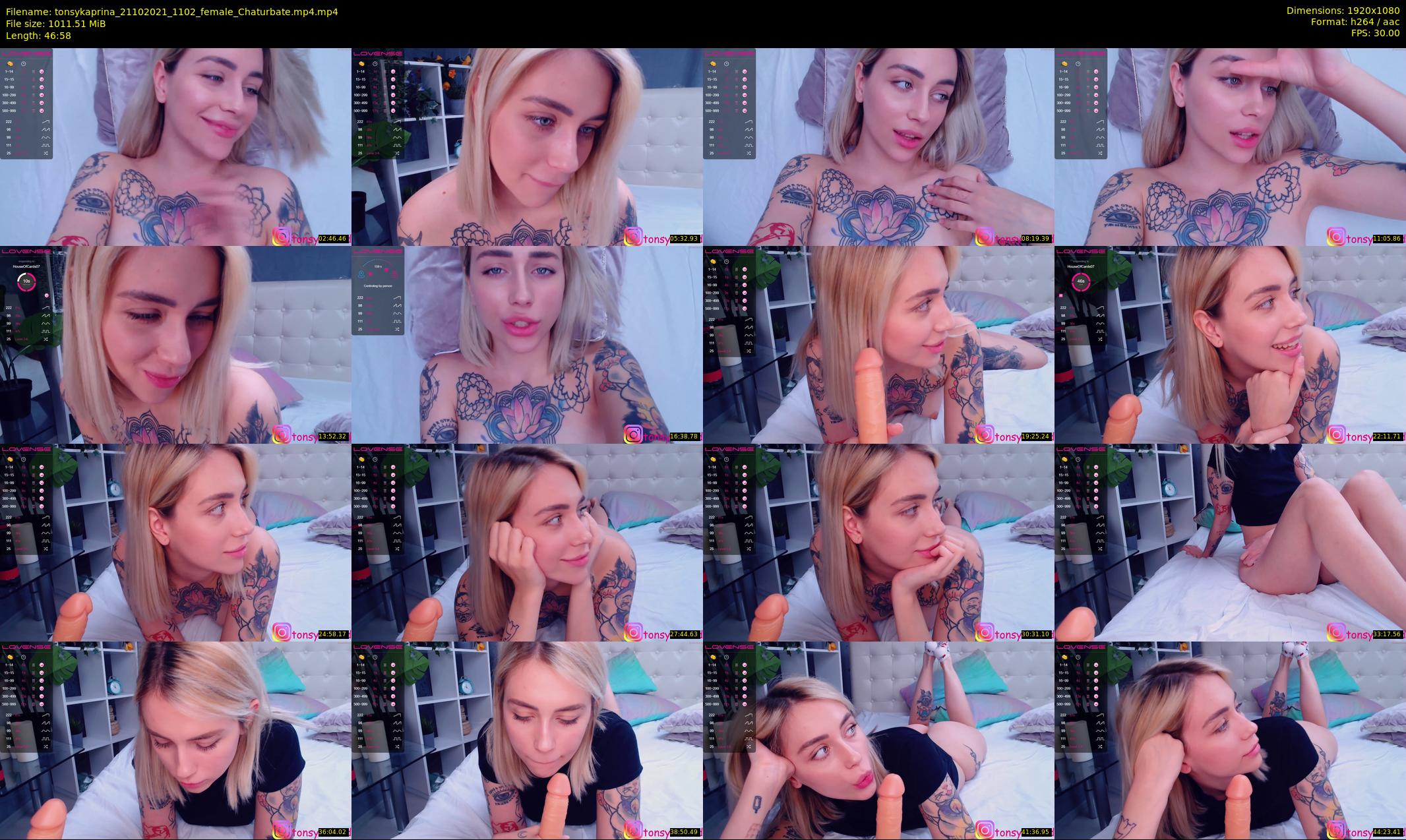 tonsykaprina — 47 minute Chaturbate couple cam show recording, 1080p, Oct 21, 2021