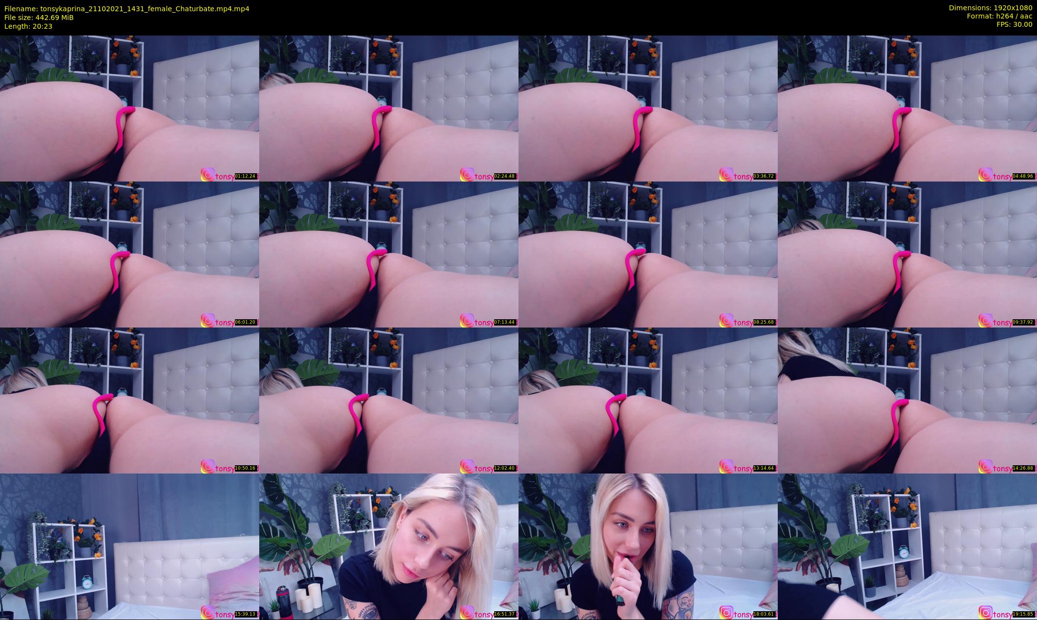 tonsykaprina — 21 minute Chaturbate couple cam show recording, 1080p, Oct 21, 2021
