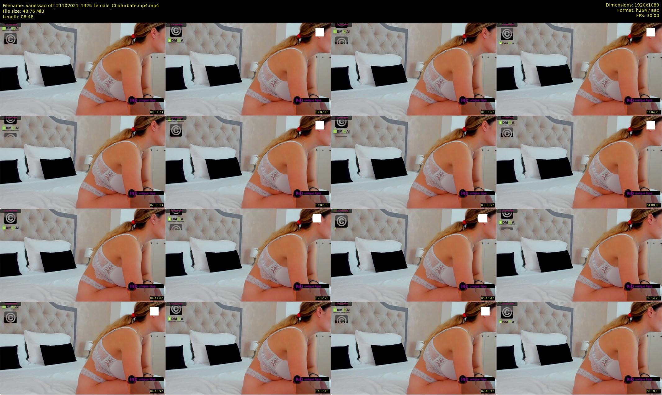 vanessacroft — 9 minute Chaturbate female cam show recording, 1080p, Oct 21, 2021