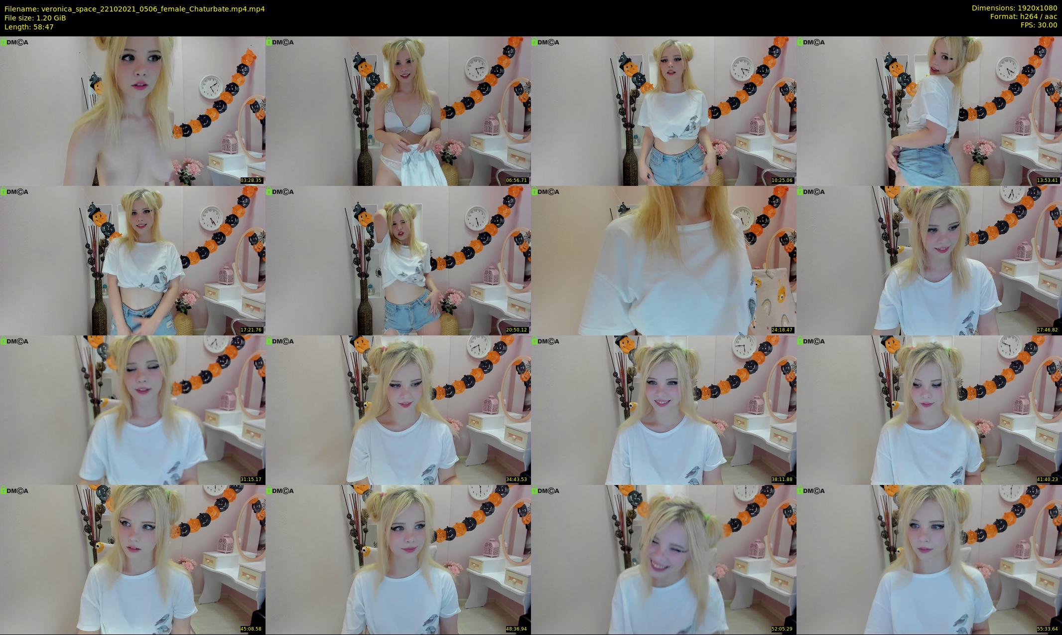 veronica_space — 59 minute Chaturbate female cam show recording, 1080p, Oct 22, 2021