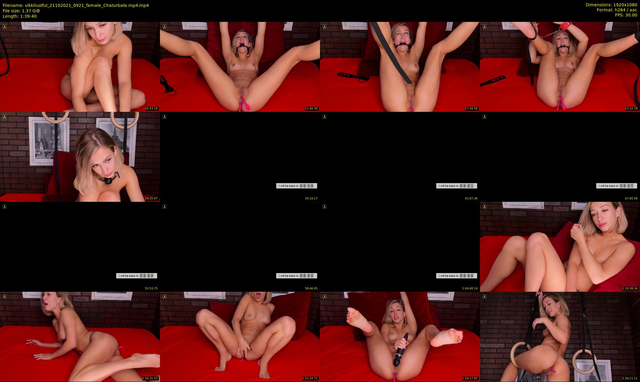 vikkilustful — 100 minute Chaturbate female cam show recording, 1080p, Oct 21, 2021
