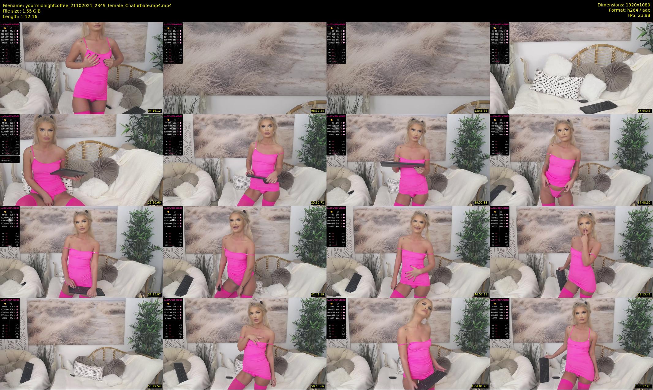 yourmidnightcoffee — 73 minute Chaturbate female cam show recording, 1080p, Oct 21, 2021