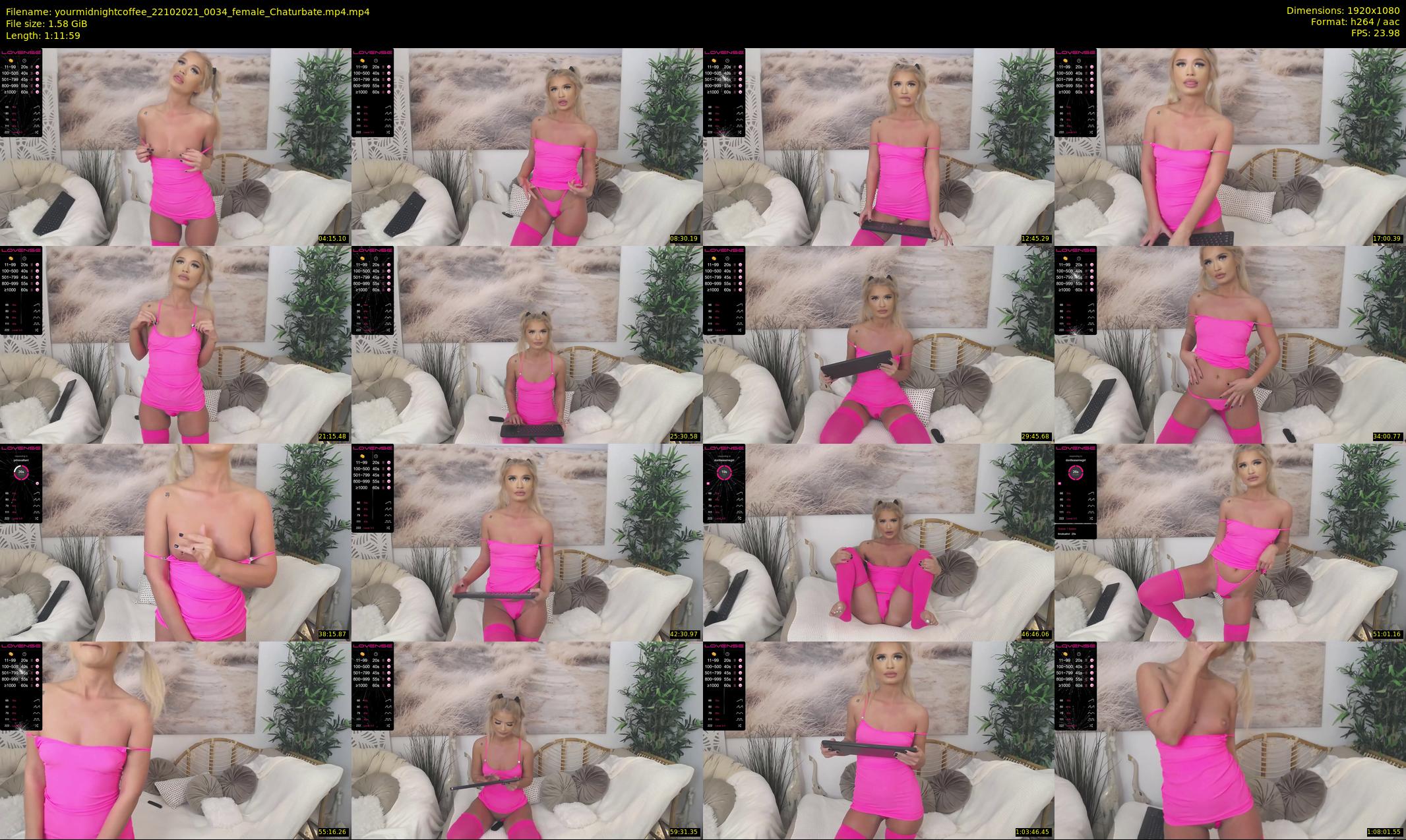 yourmidnightcoffee — 72 minute Chaturbate female cam show recording, 1080p, Oct 22, 2021