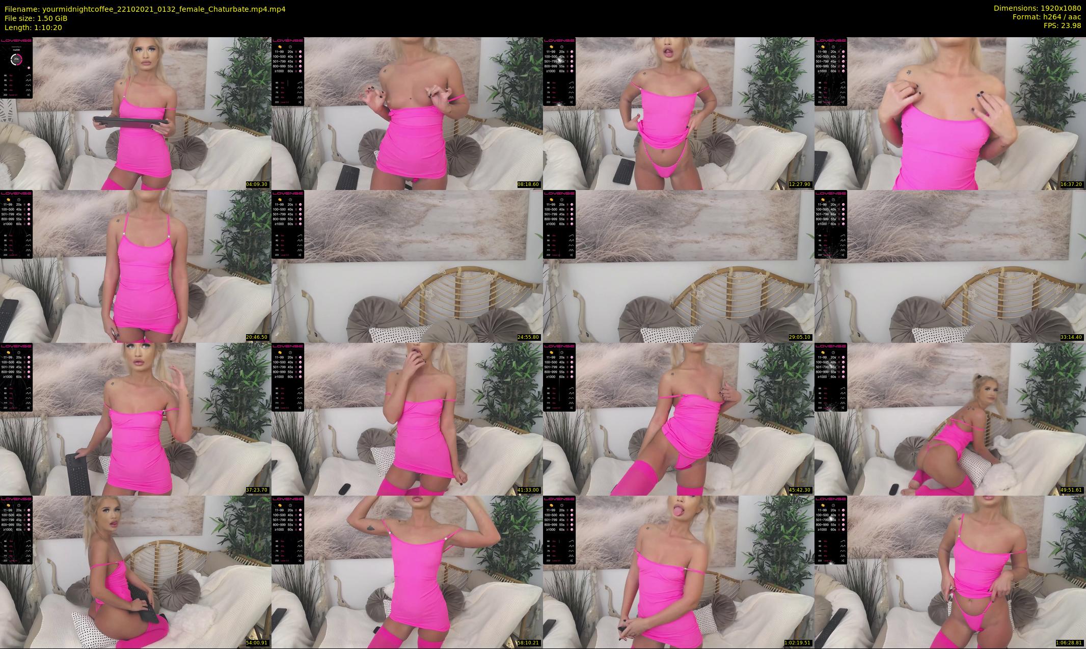 yourmidnightcoffee — 71 minute Chaturbate female cam show recording, 1080p, Oct 22, 2021