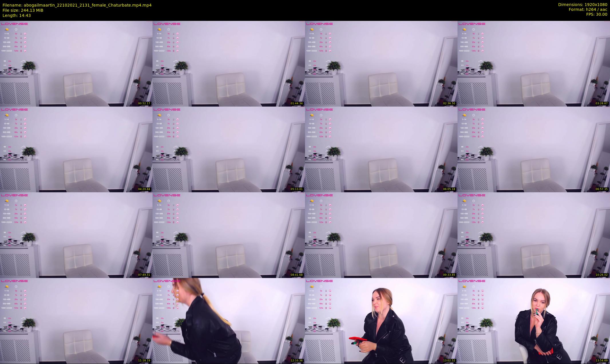 abogailmaartin — 15 minute Chaturbate female cam show recording, 1080p, Oct 22, 2021