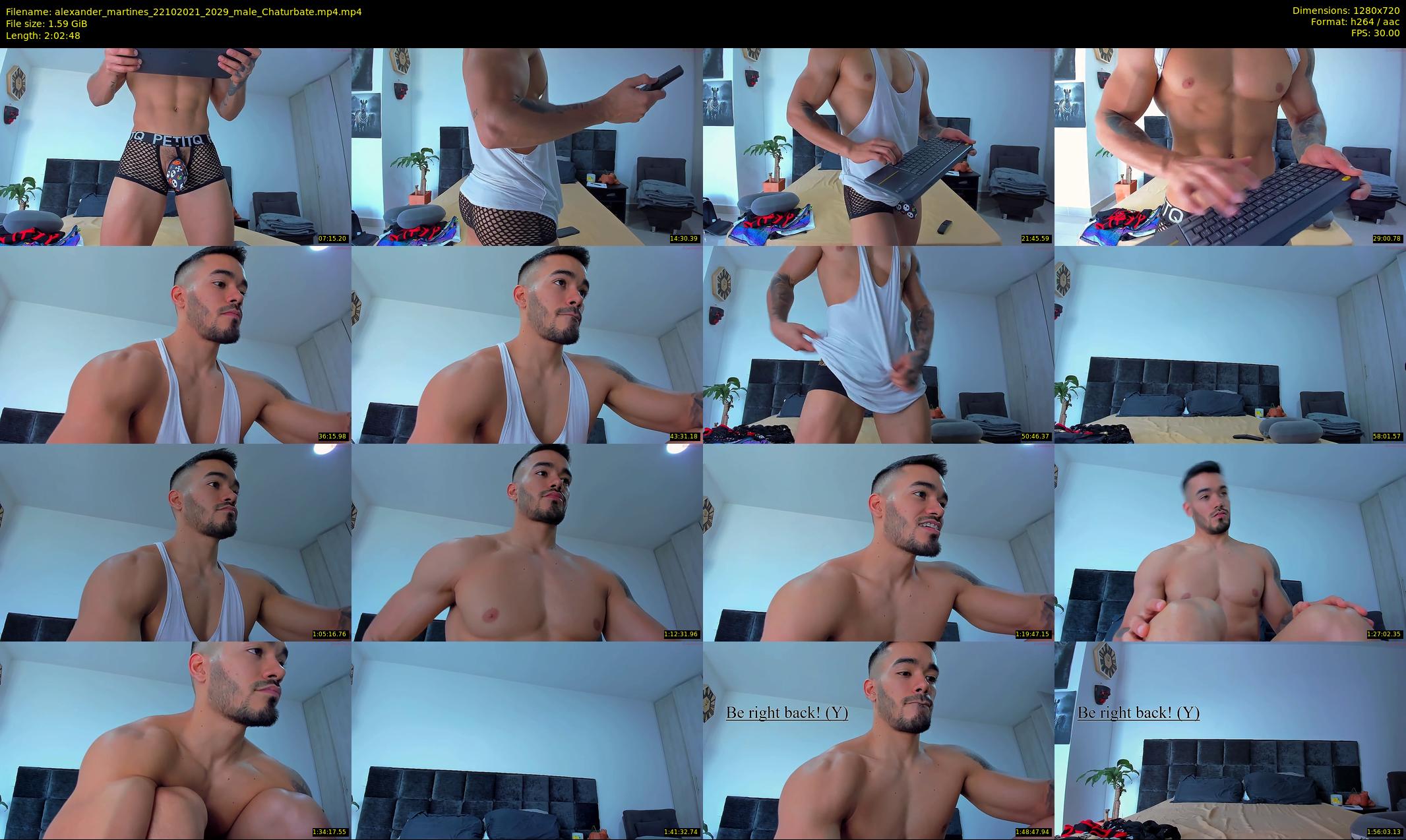 alexander_martines — 123 minute Chaturbate male cam show recording, 720p, Oct 22, 2021