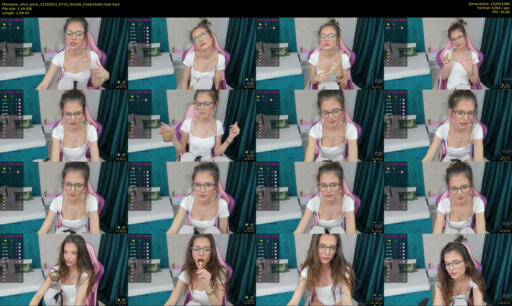 alice_bane — 70 minute Chaturbate female cam show recording, 1080p, Oct 22, 2021