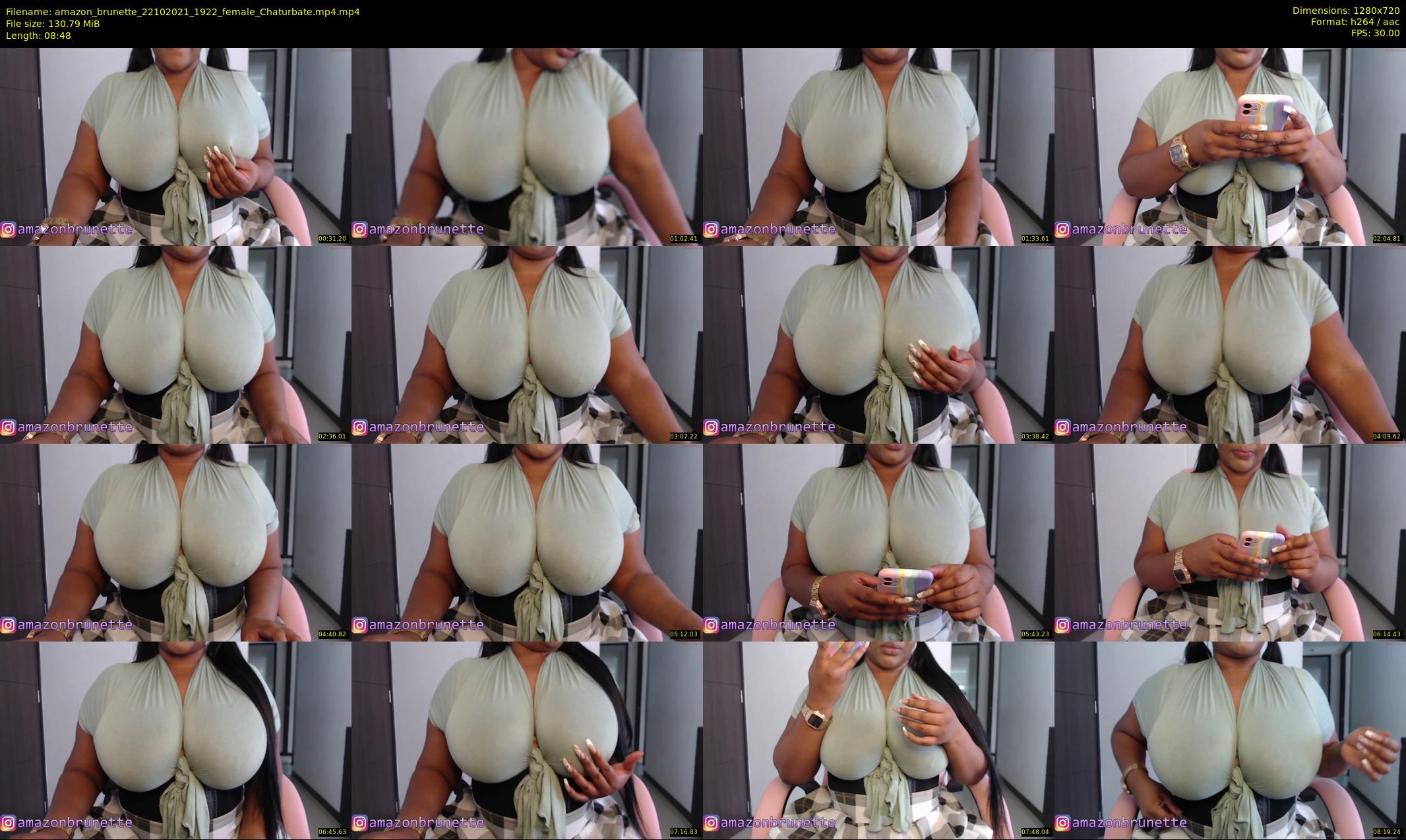amazon_brunette — 9 minute Chaturbate female cam show recording, 720p, Oct 22, 2021