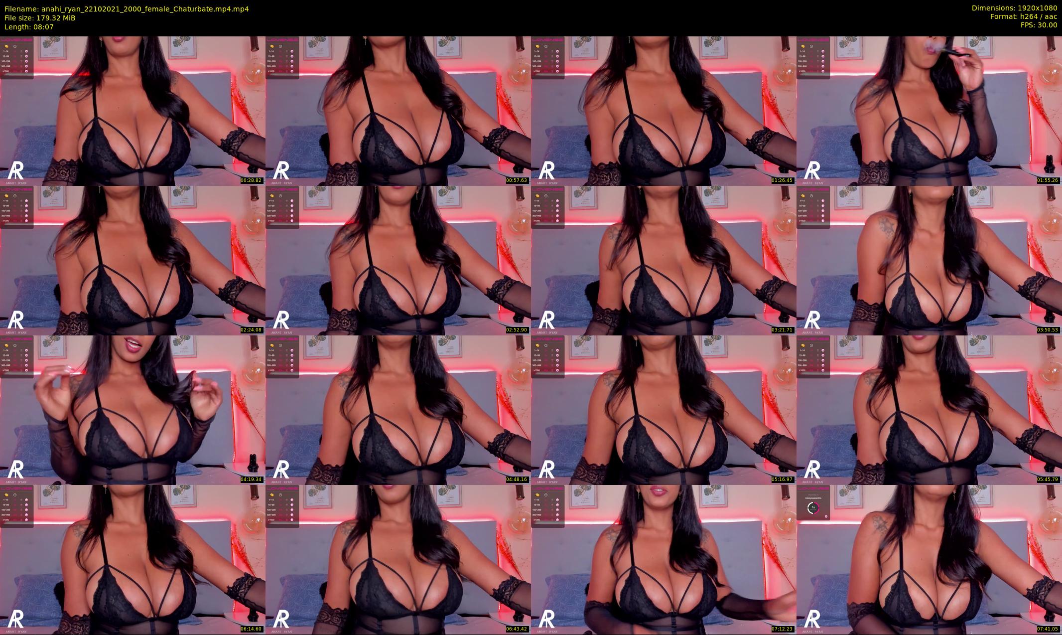 anahi_ryan — 9 minute Chaturbate female cam show recording, 1080p, Oct 22, 2021