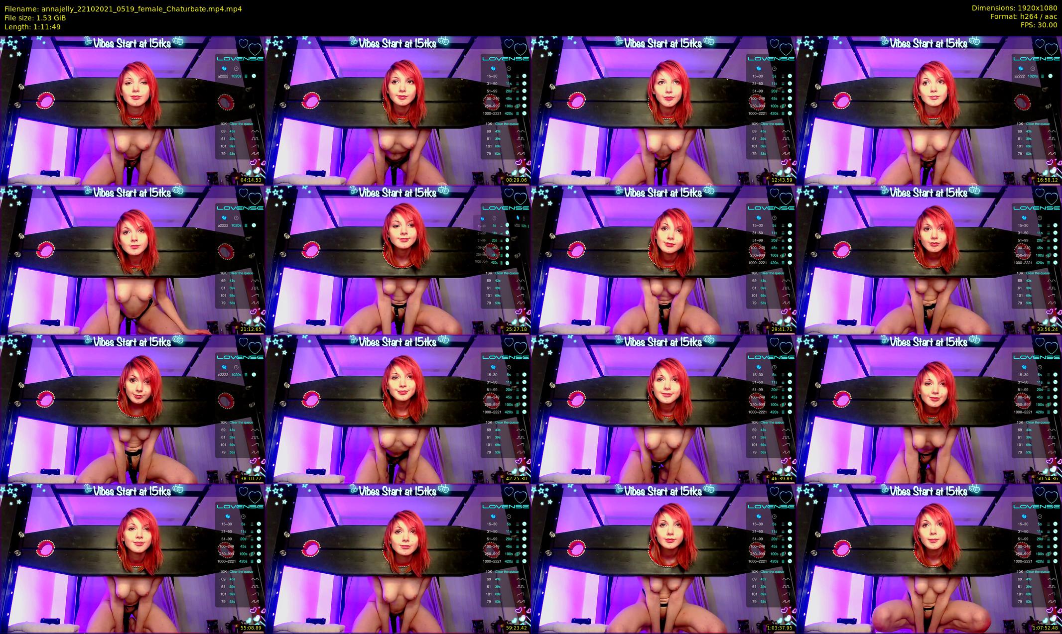 annajelly — 72 minute Chaturbate couple cam show recording, 1080p, Oct 22, 2021