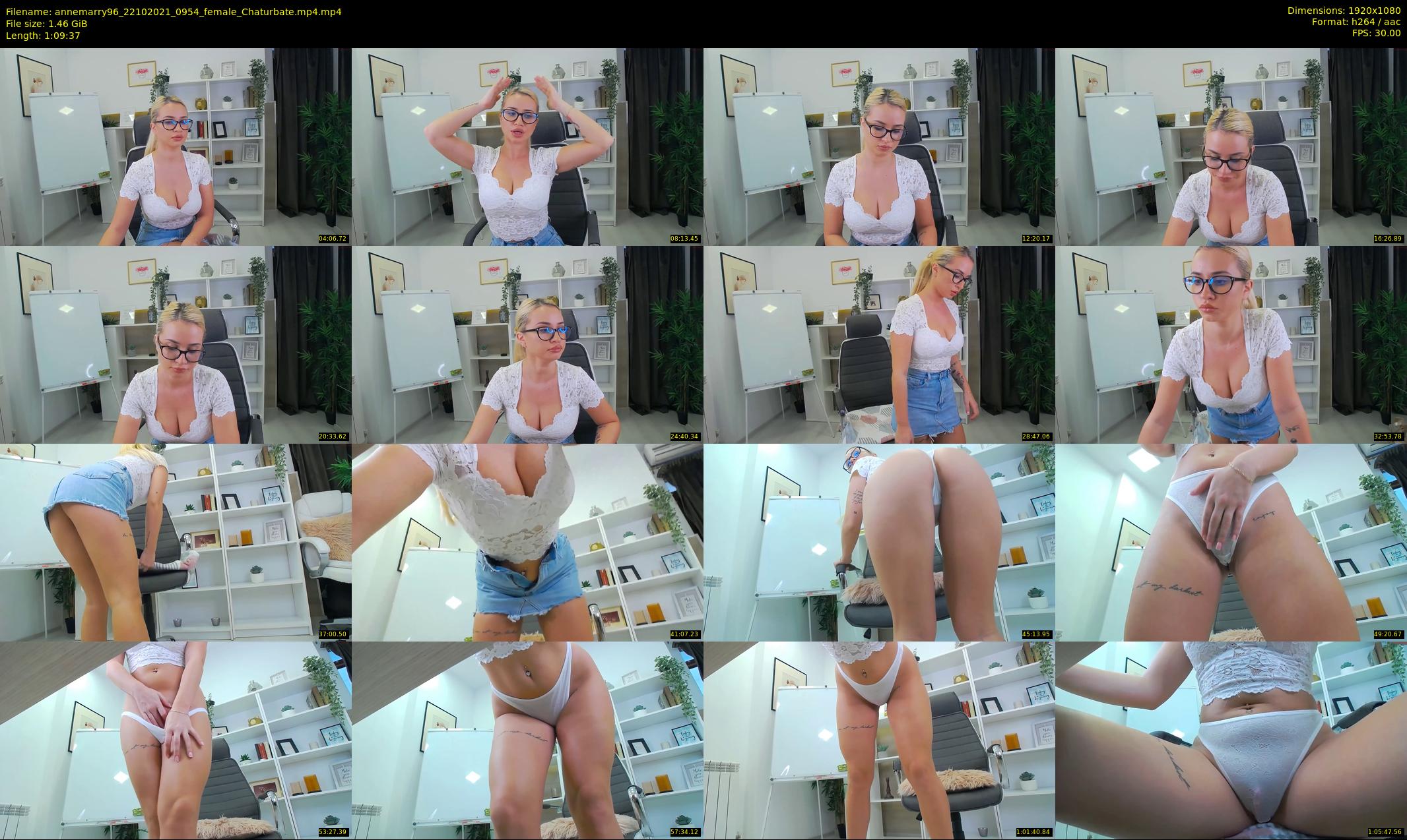 annemarry96 — 70 minute Chaturbate female cam show recording, 1080p, Oct 22, 2021