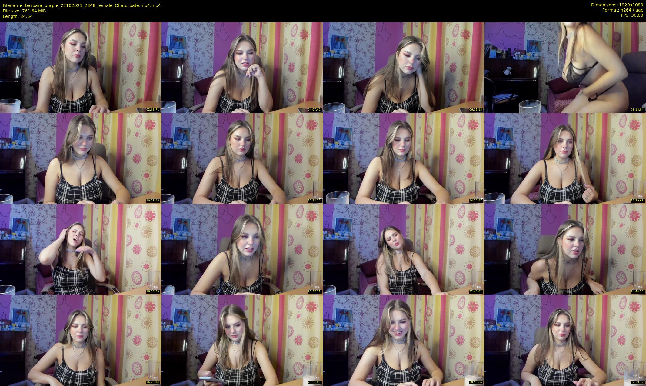 barbara_purple — 35 minute Chaturbate female cam show recording, 1080p, Oct 22, 2021