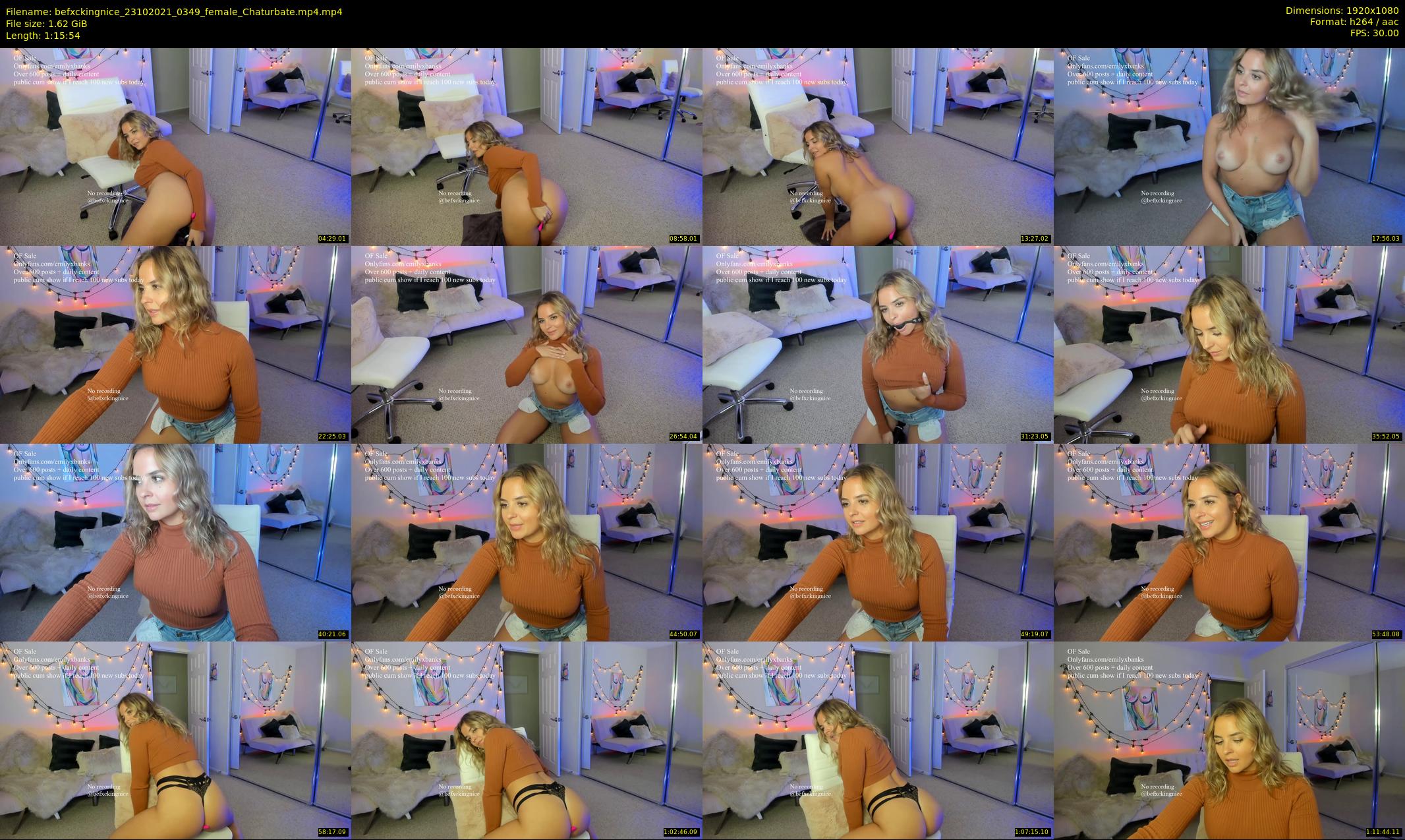 befxckingnice — 76 minute Chaturbate female cam show recording, 1080p, Oct 23, 2021