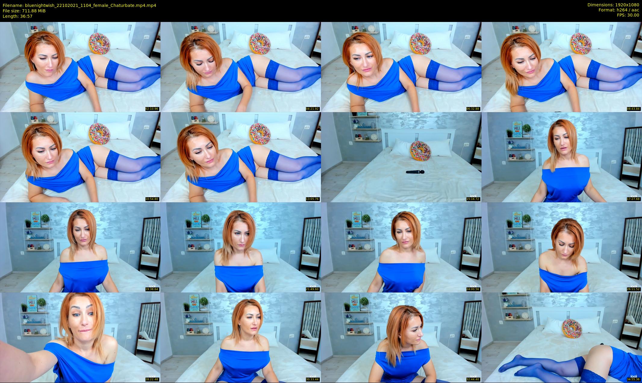bluenightwish — 37 minute Chaturbate female cam show recording, 1080p, Oct 22, 2021