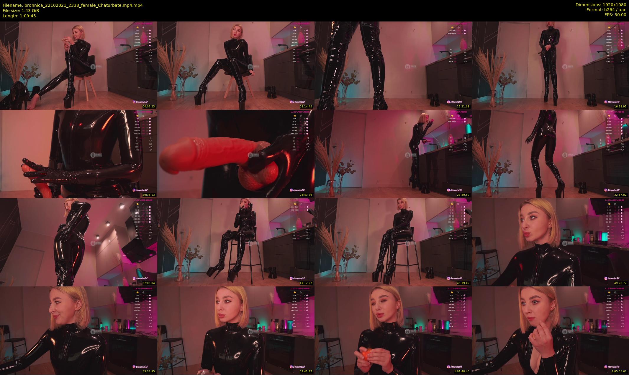 bronnica — 70 minute Chaturbate female cam show recording, 1080p, Oct 22, 2021