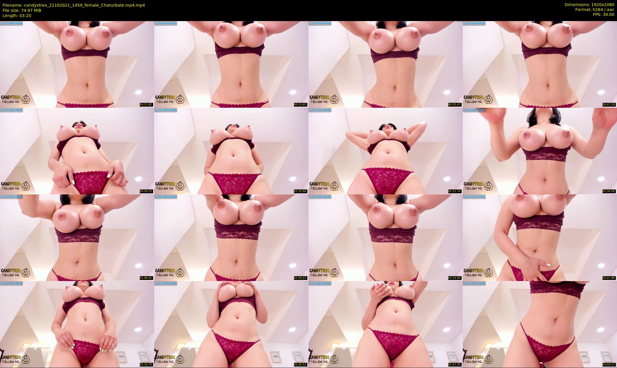 candyxtreo — 4 minute Chaturbate couple cam show recording, 1080p, Oct 22, 2021