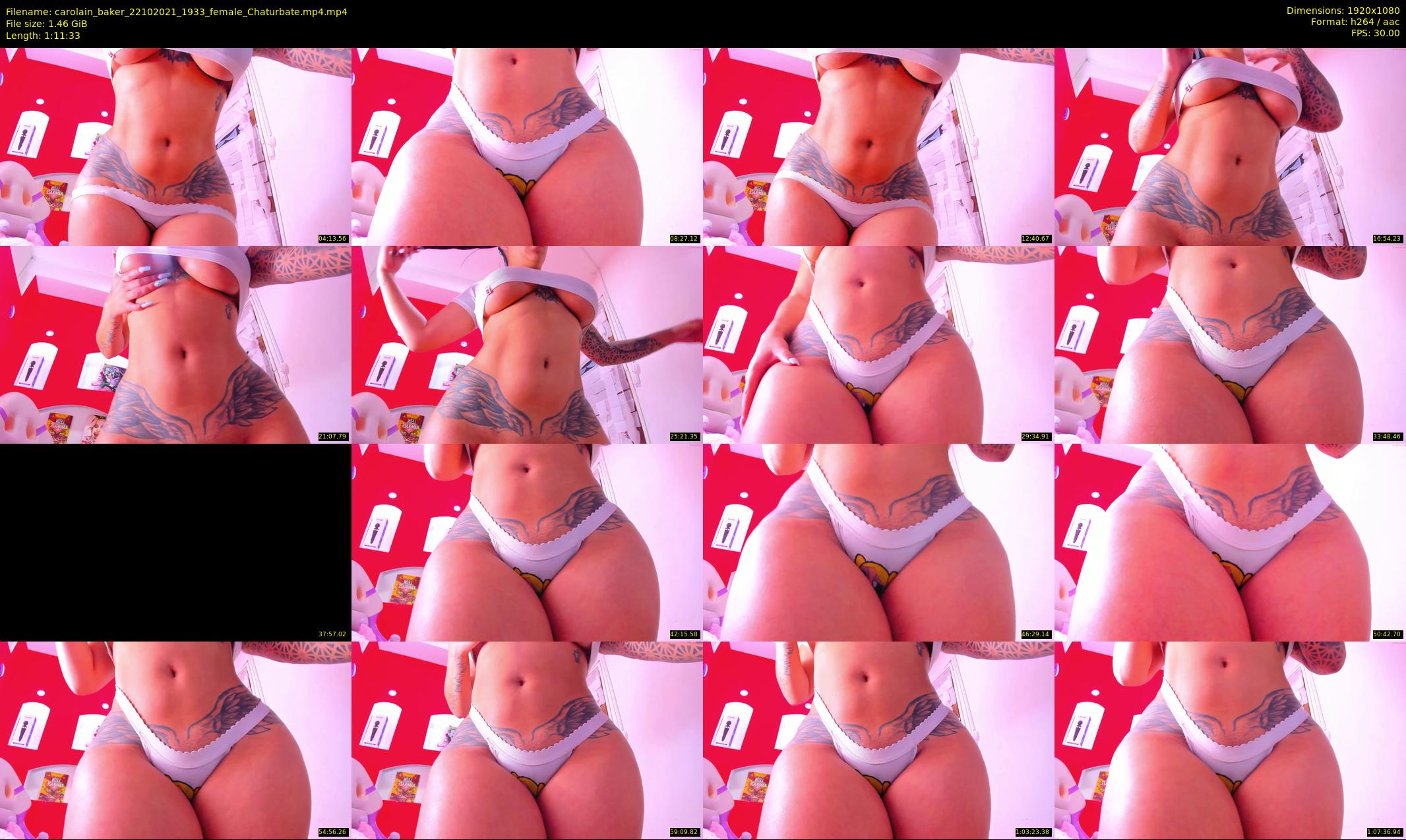 carolain_baker — 72 minute Chaturbate female cam show recording, 1080p, Oct 22, 2021