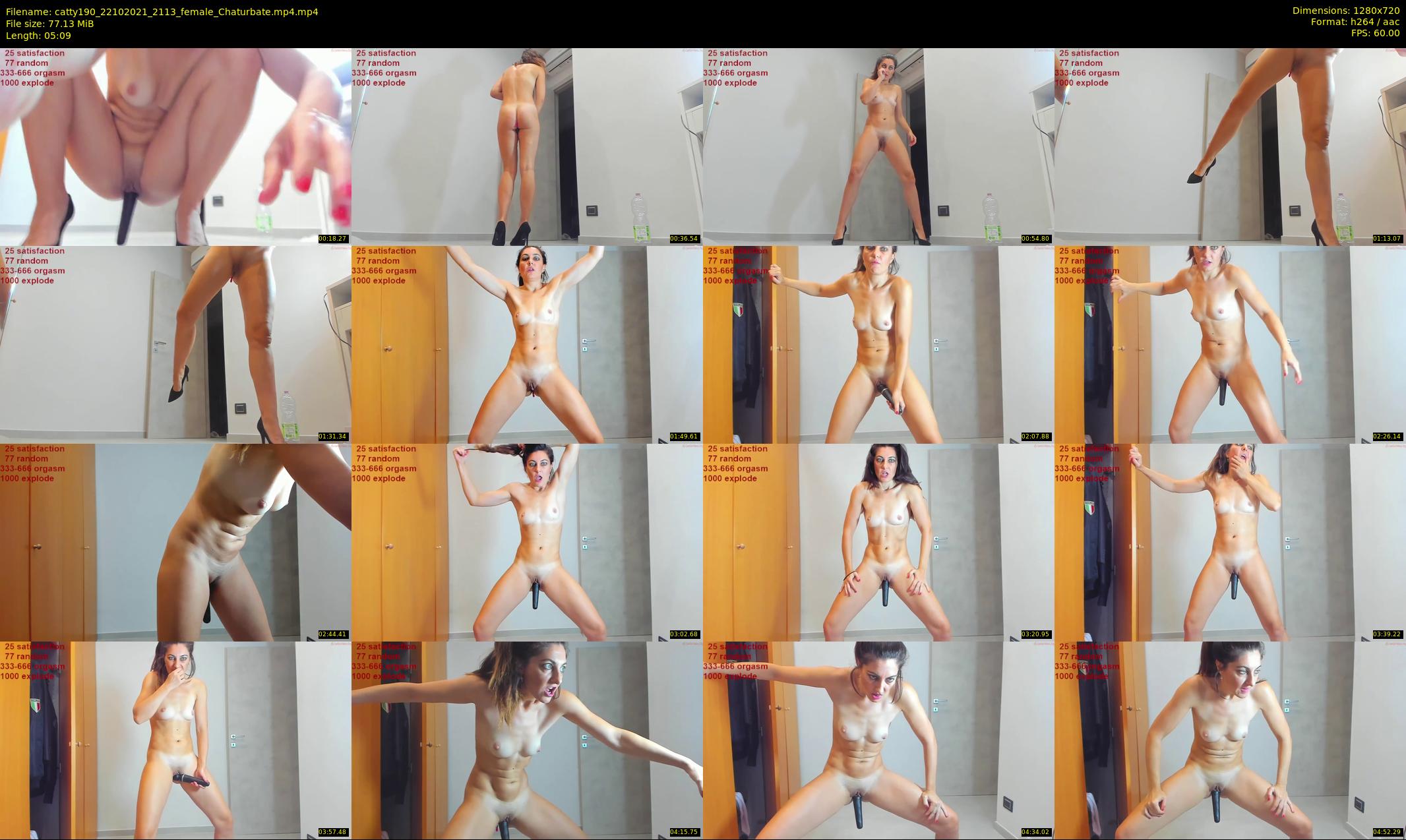 catty190 — 6 minute Chaturbate female cam show recording, 720p, Oct 22, 2021