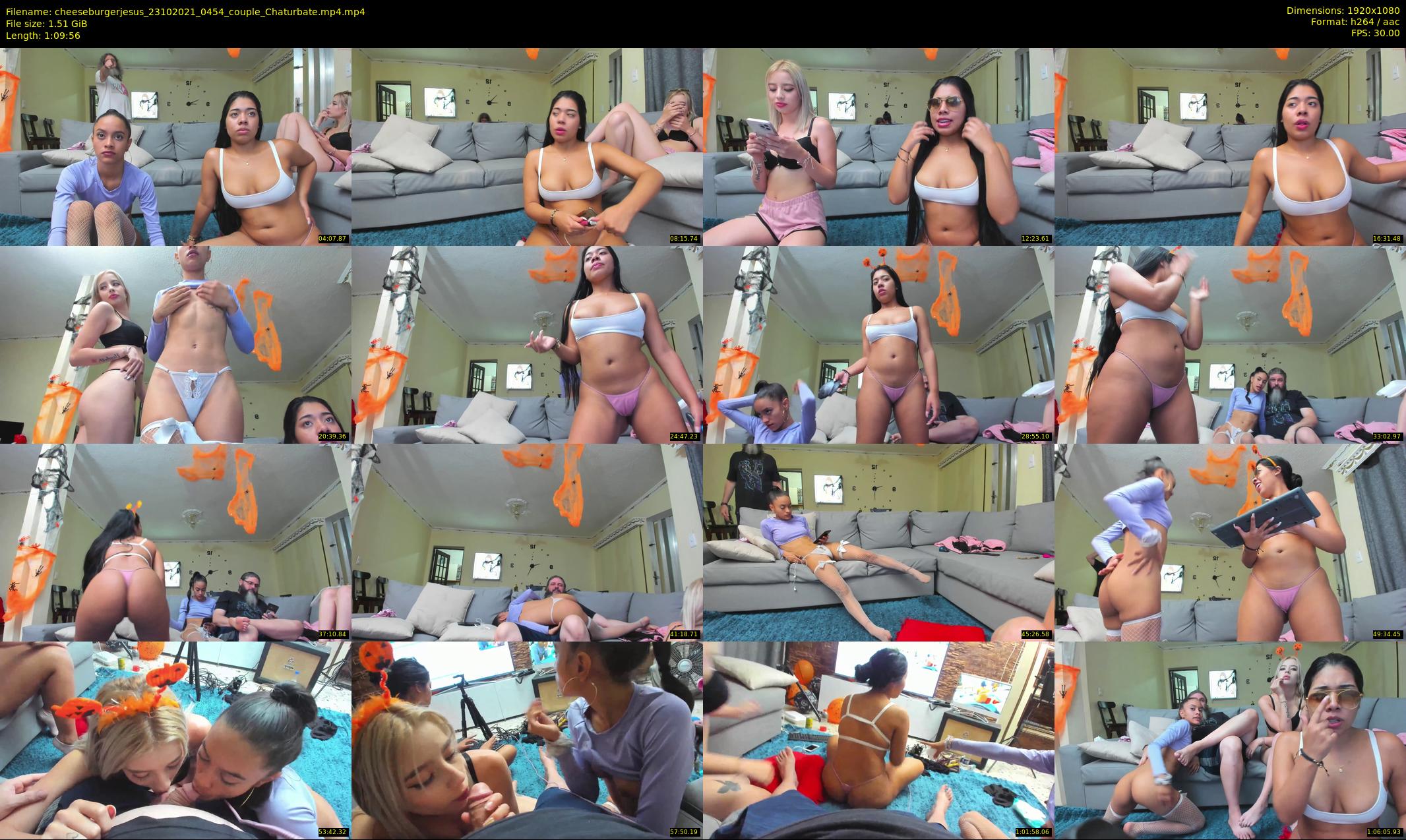 cheeseburgerjesus — 70 minute Chaturbate couple cam show recording, 1080p, Oct 23, 2021