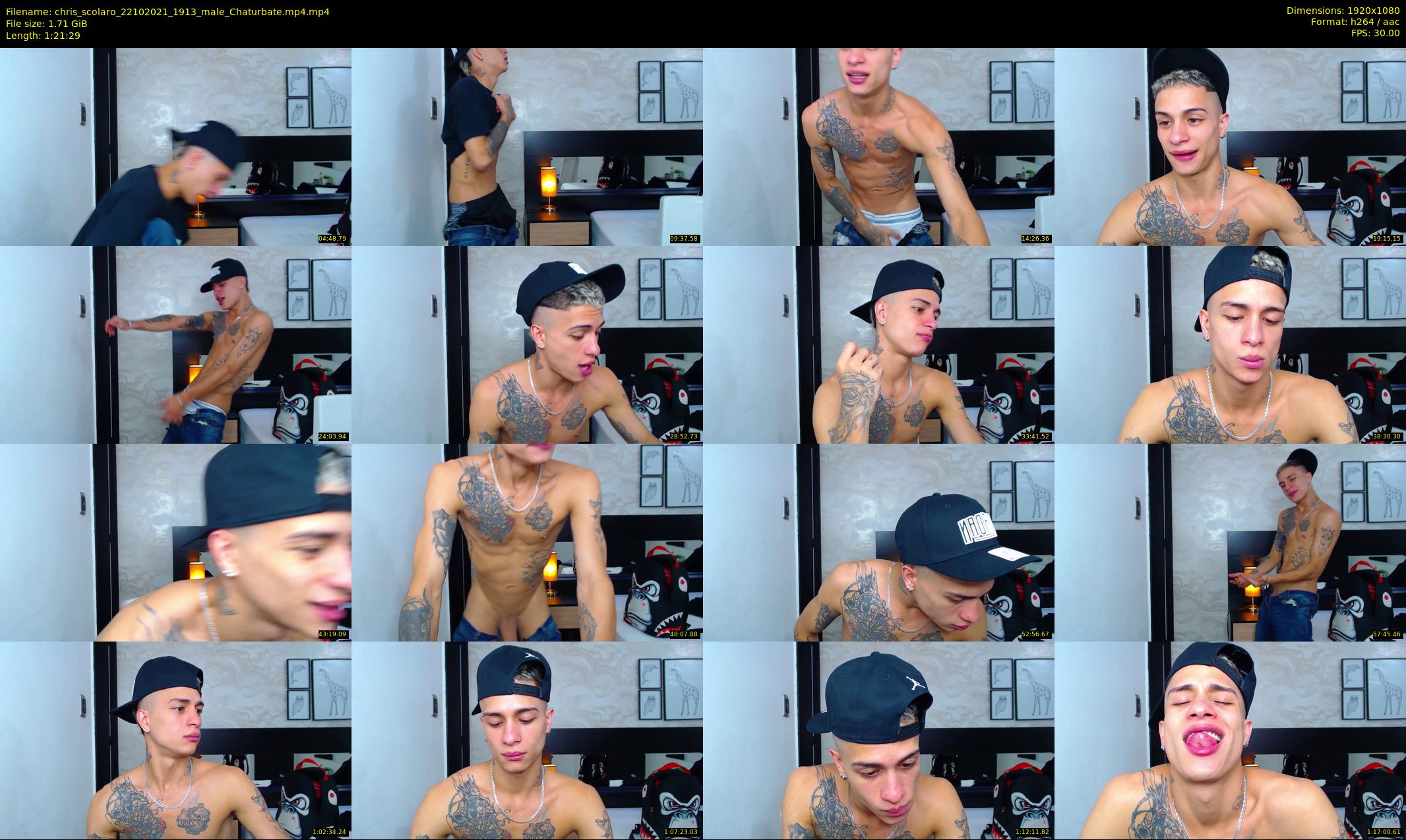 chris_scolaro — 82 minute Chaturbate male cam show recording, 1080p, Oct 22, 2021