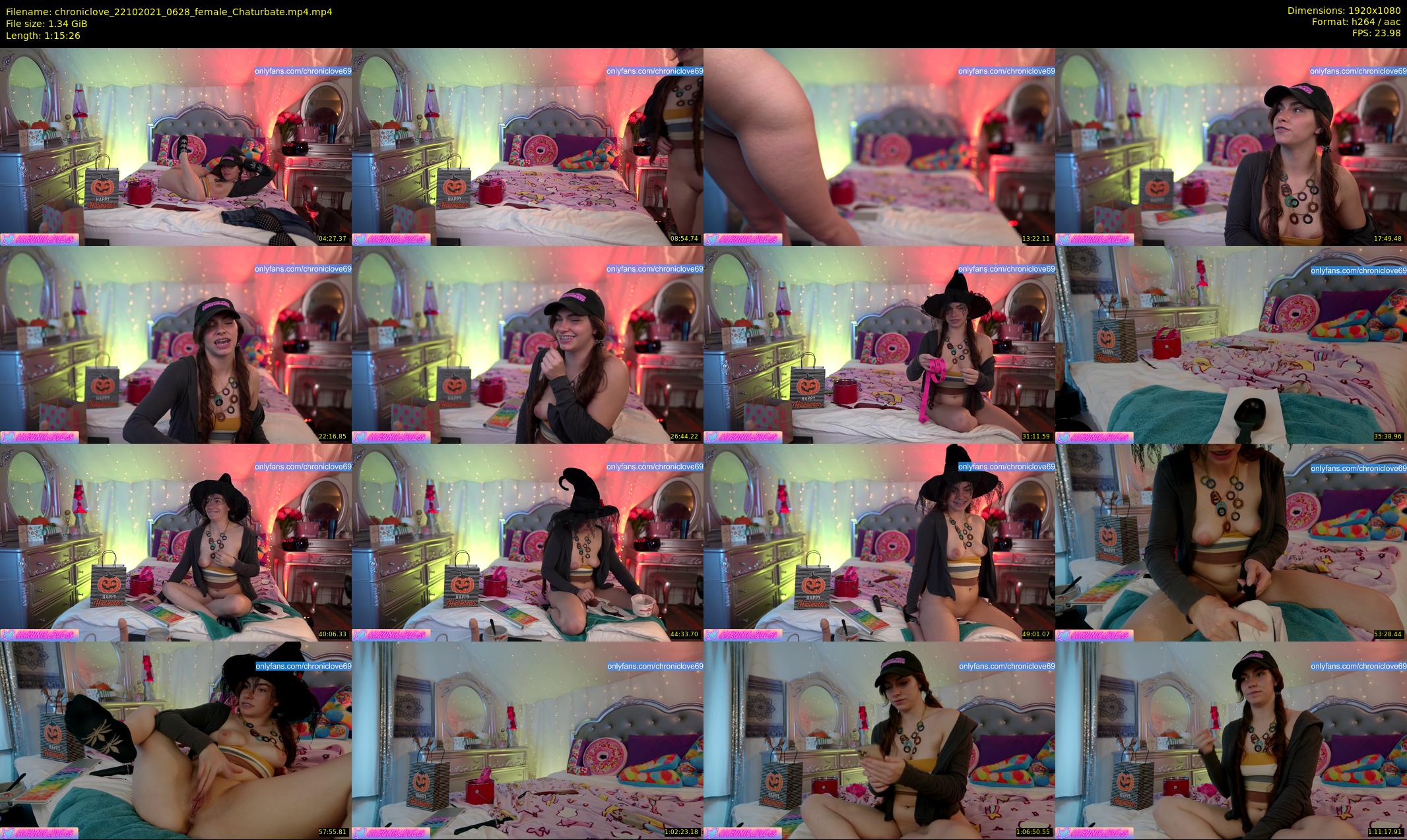 chroniclove — 76 minute Chaturbate female cam show recording, 1080p, Oct 22, 2021